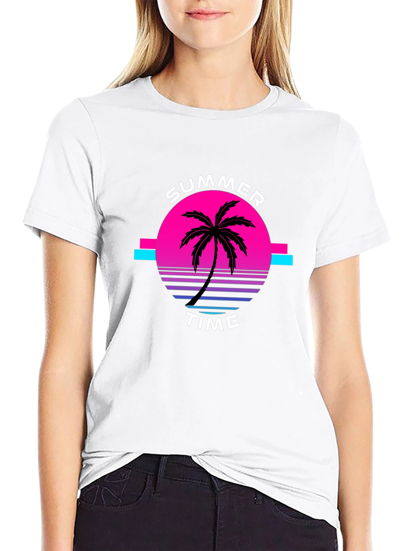 Summer Time Retro Graphic Tee