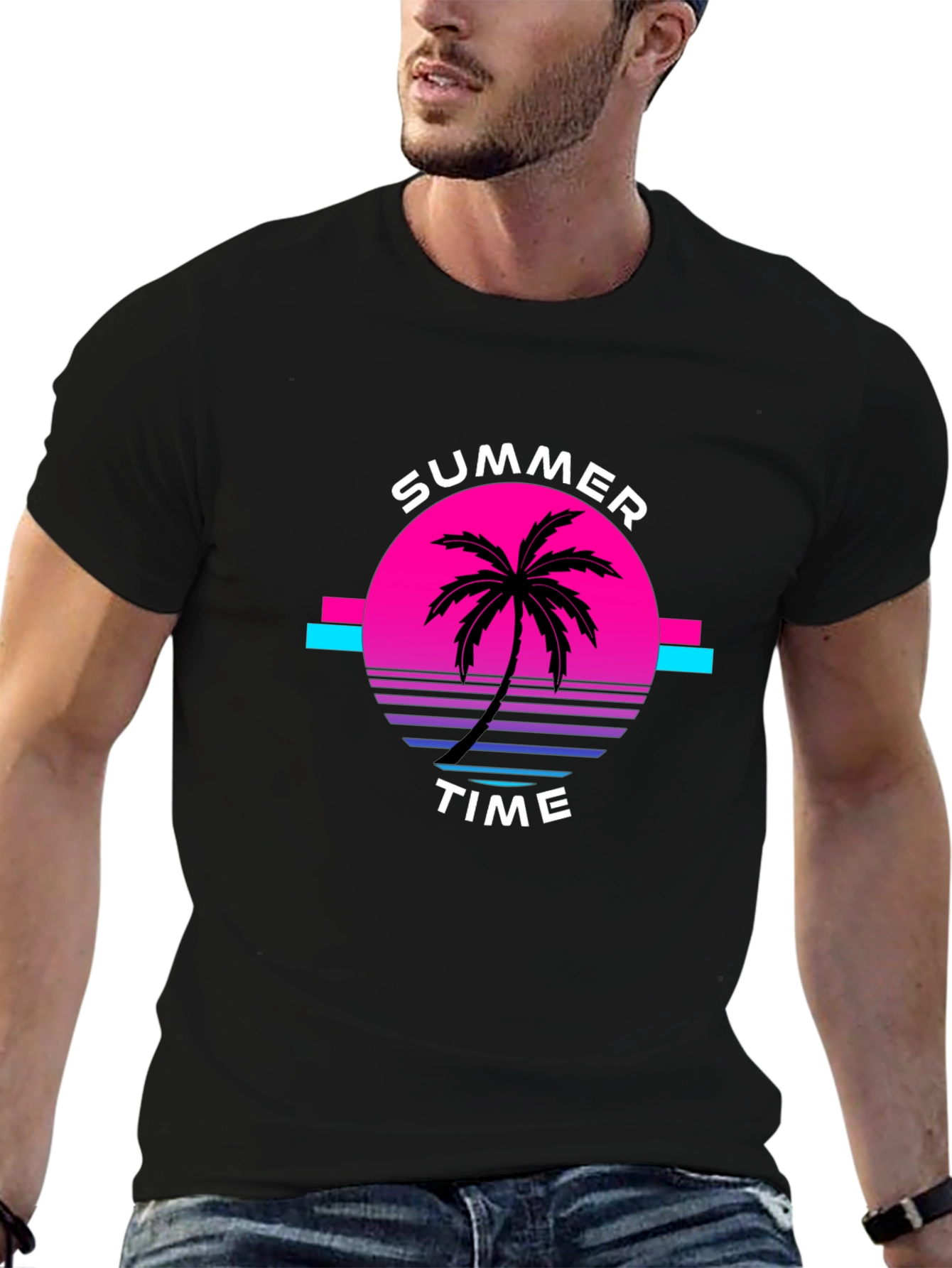 Summer Time Retro Graphic Tee