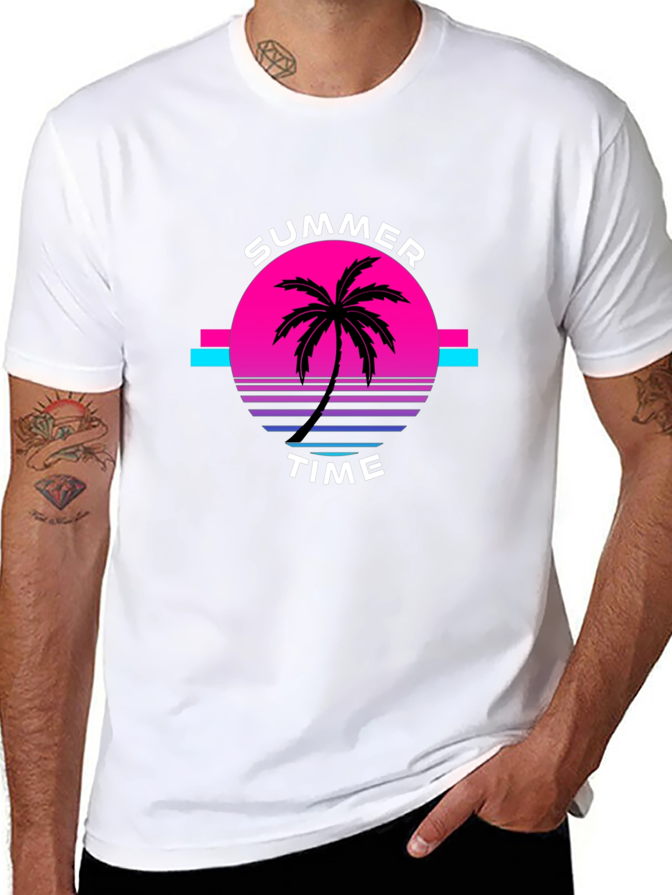 Summer Time Retro Graphic Tee