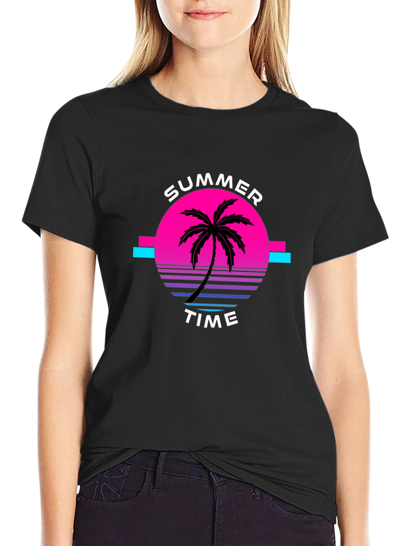 Summer Time Retro Graphic Tee