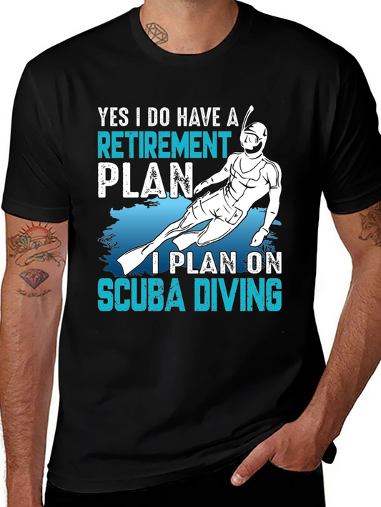 Scuba Diving Retirement Plan T-Shirt