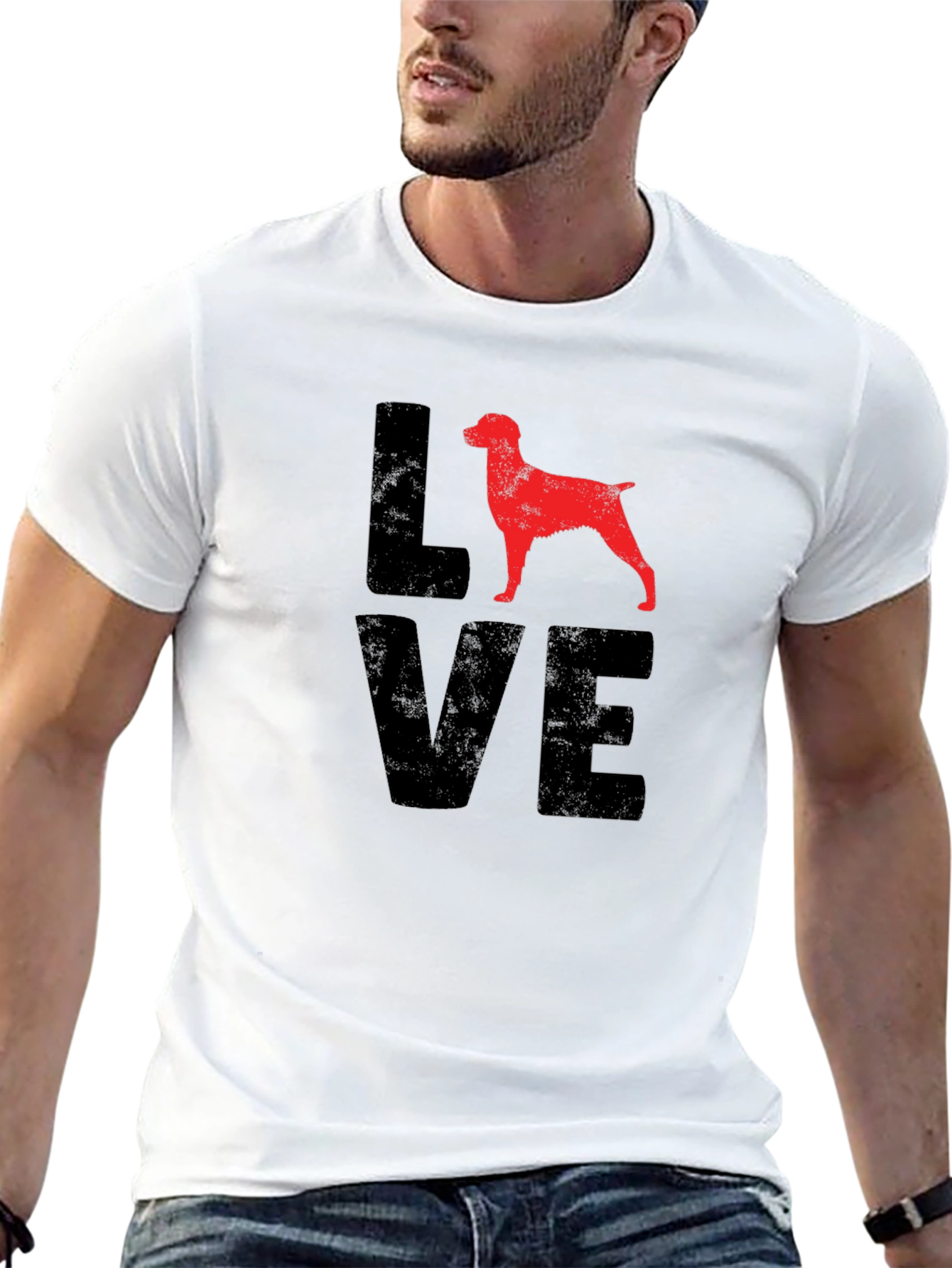 LOVE Dog Breed T-Shirt - Stylish Graphic Tee