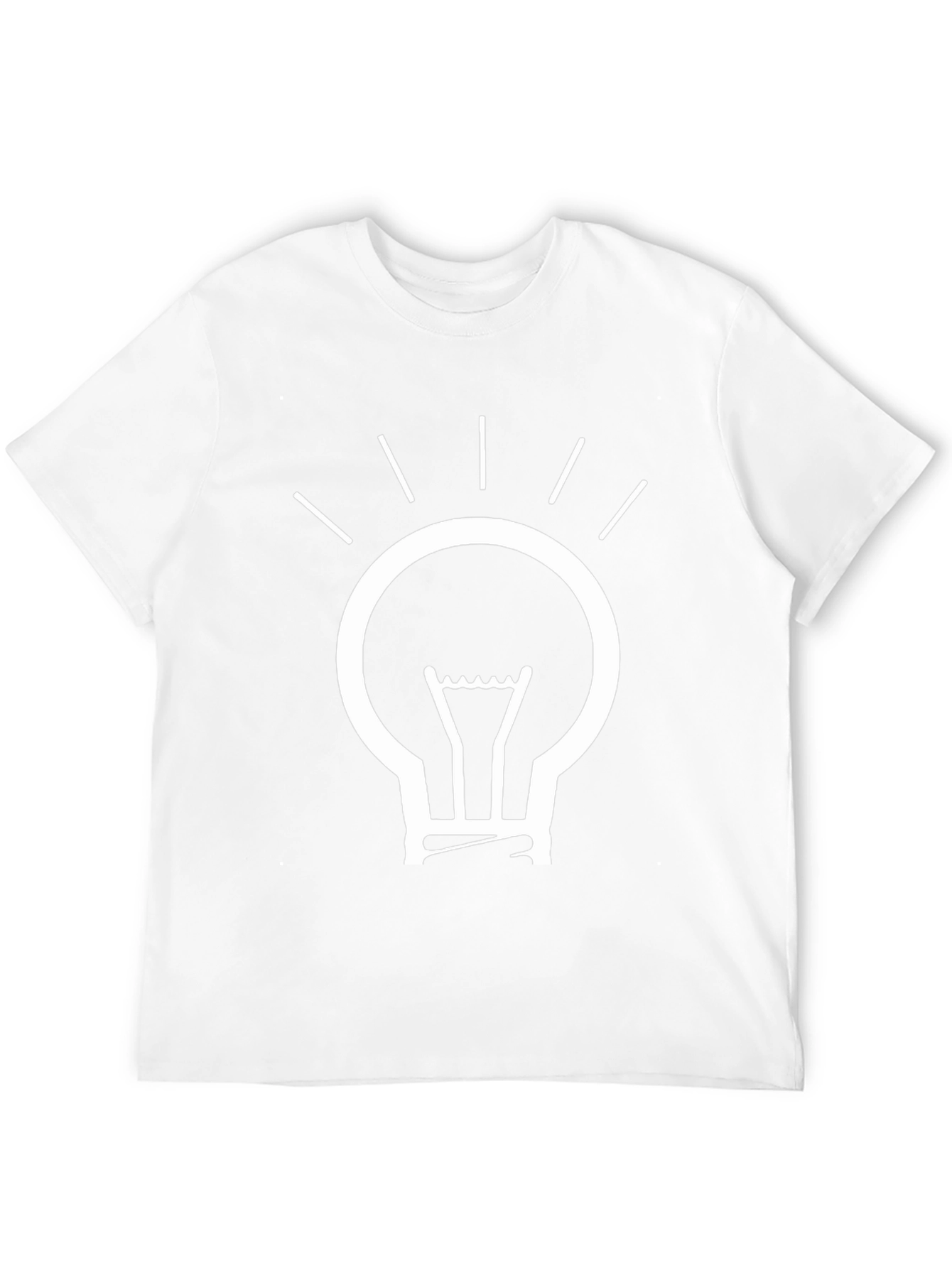 Idea Bulb Black T-Shirt