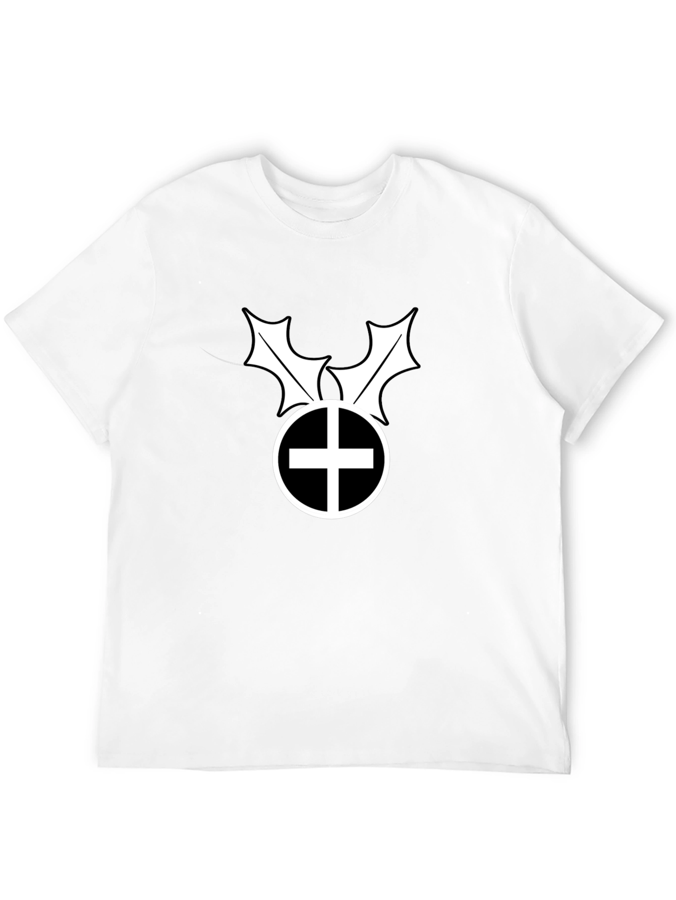 Black Graphic Tee - Holly Symbol