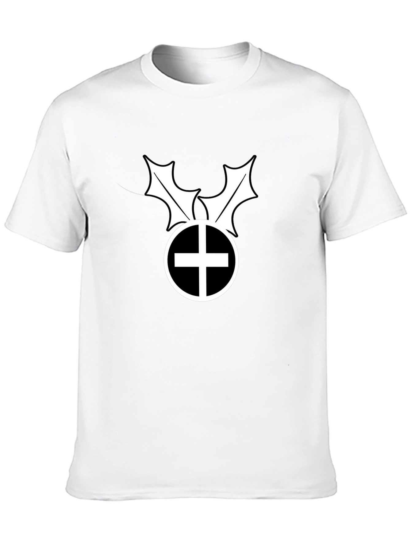Black Graphic Tee - Holly Symbol