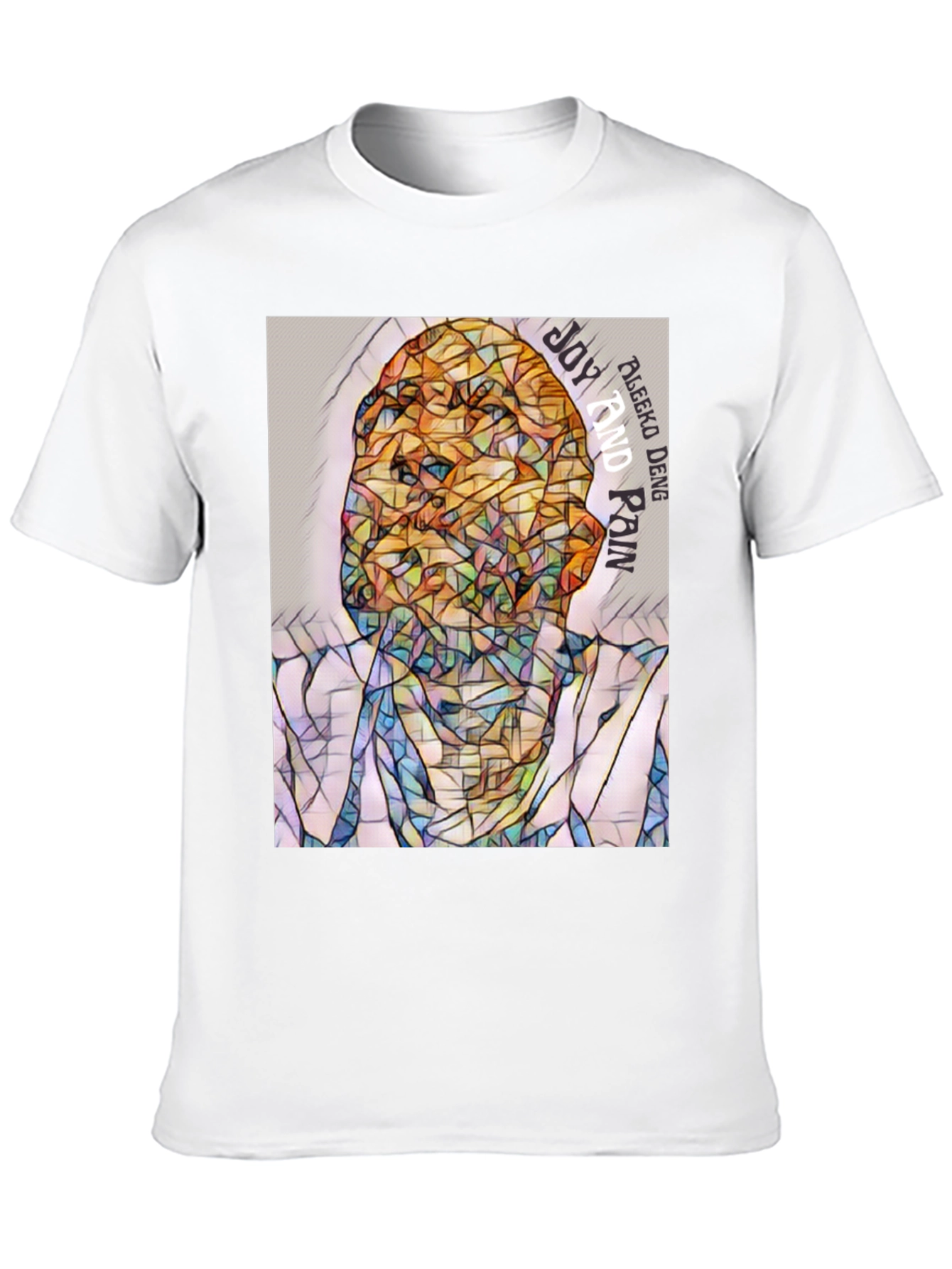 Abstract Portrait Graphic Tee - Joy and Pain