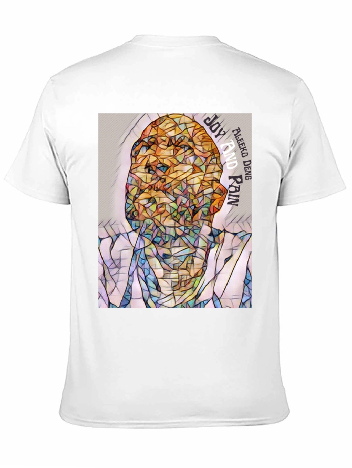 Abstract Portrait Graphic Tee - Joy and Pain