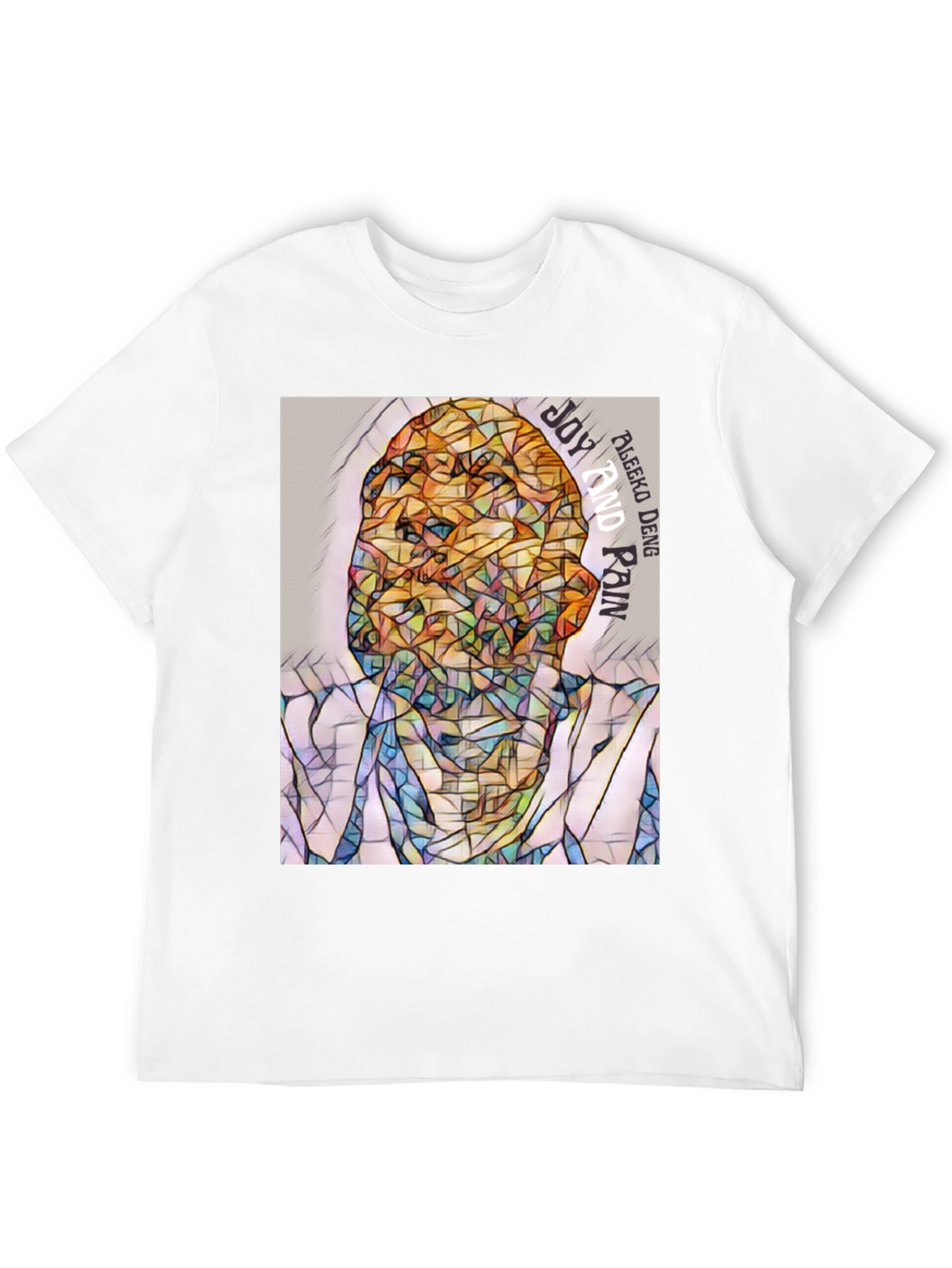 Abstract Portrait Graphic Tee - Joy and Pain