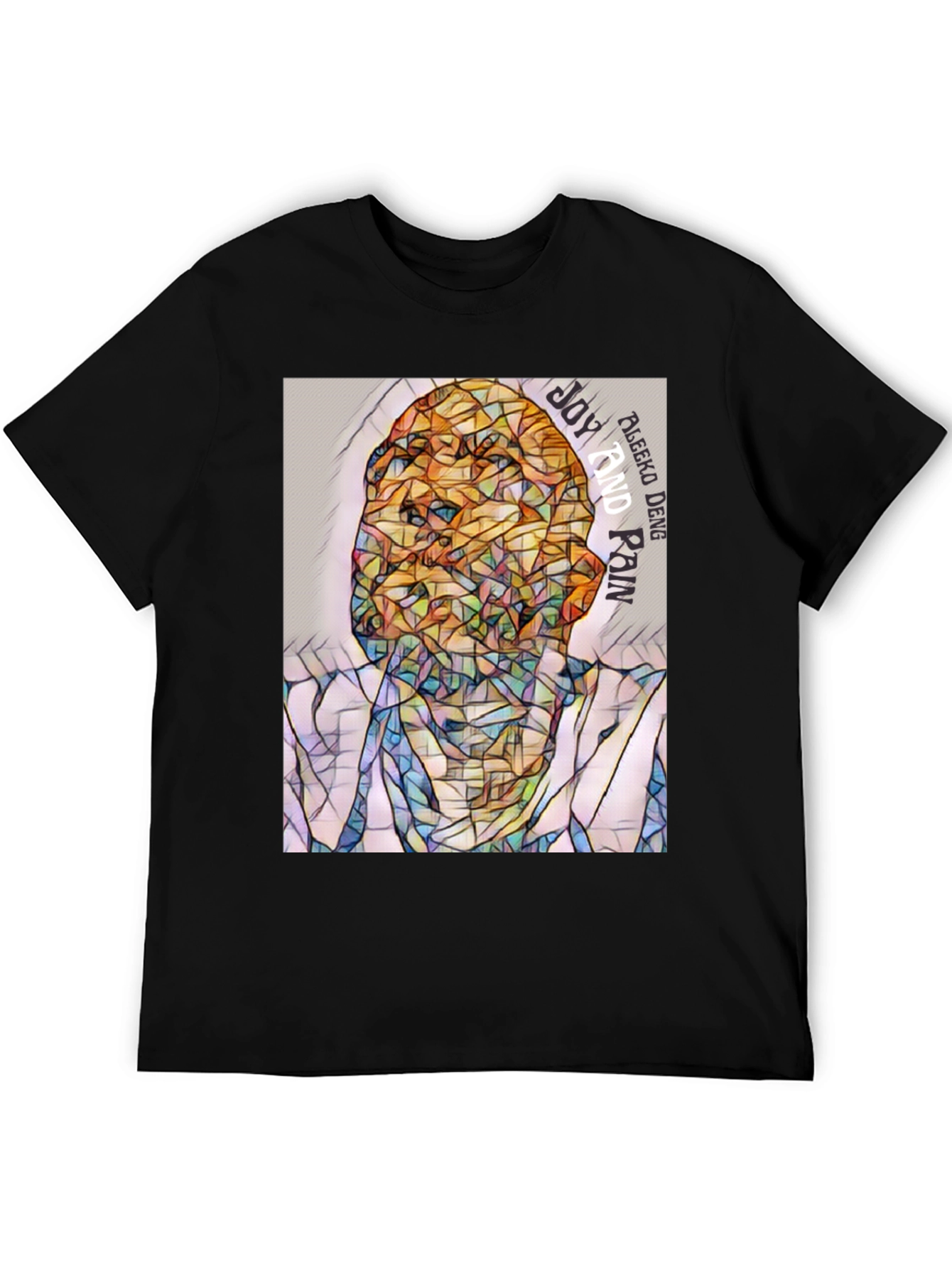 Abstract Portrait Graphic Tee - Joy and Pain