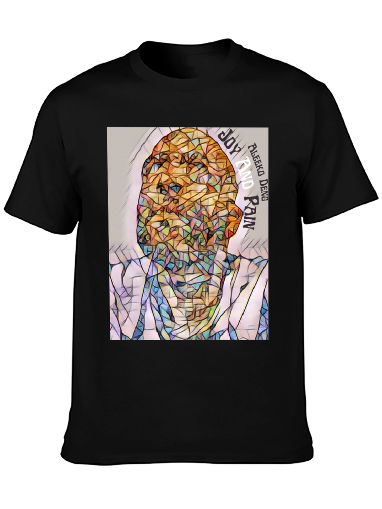 Abstract Portrait Graphic Tee - Joy and Pain