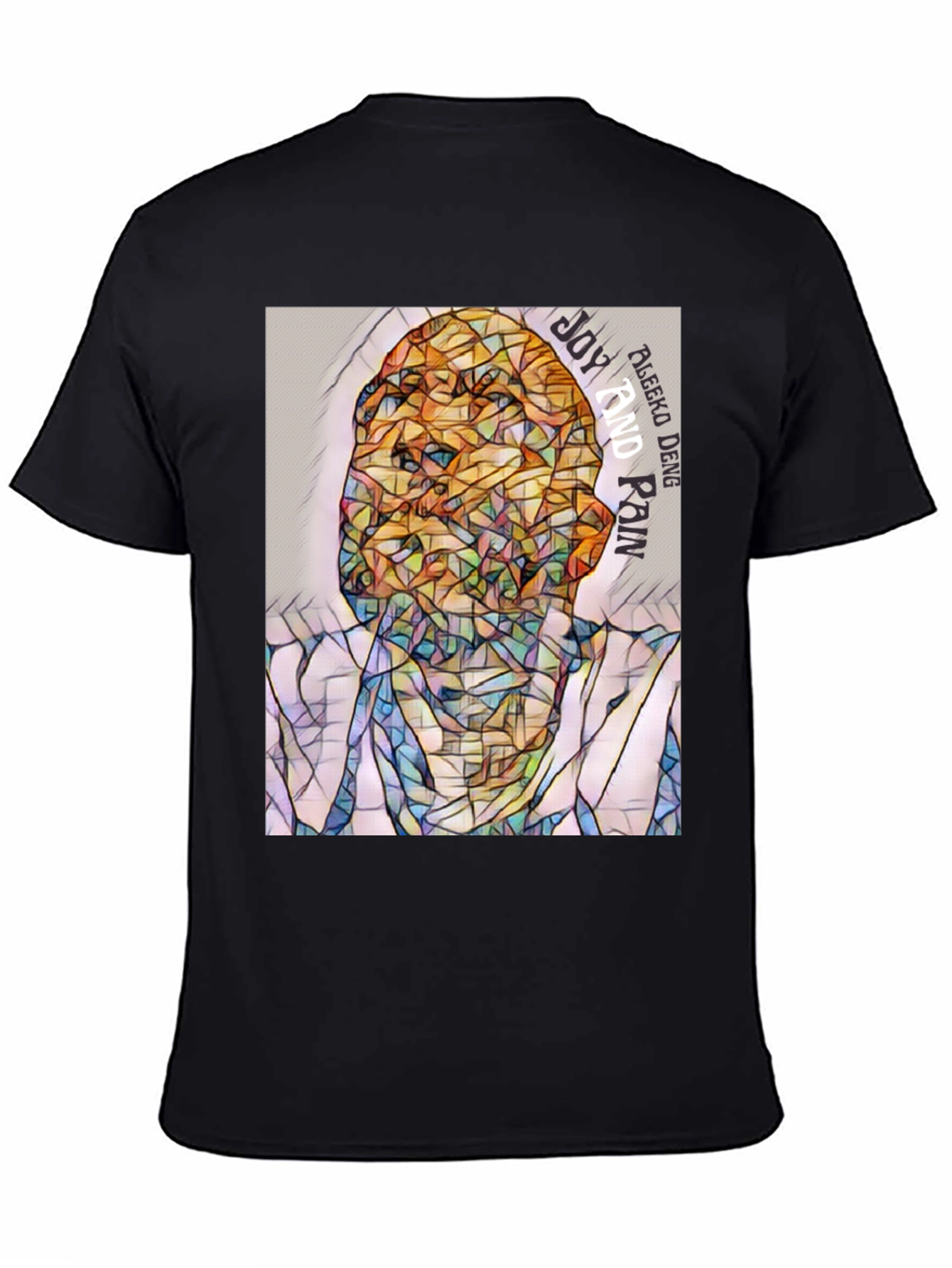 Abstract Portrait Graphic Tee - Joy and Pain