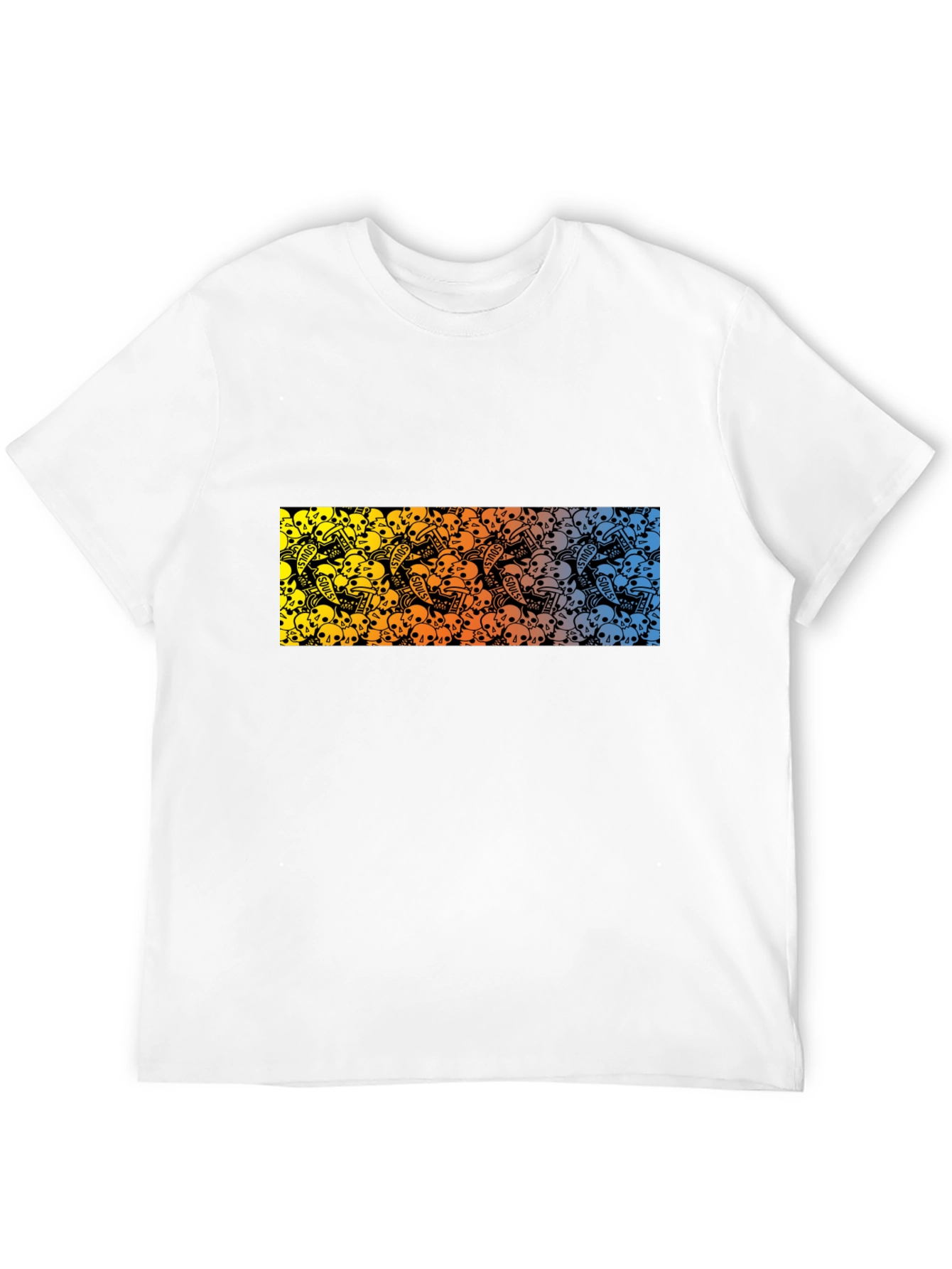 Skull Souls Graphic Black T-Shirt