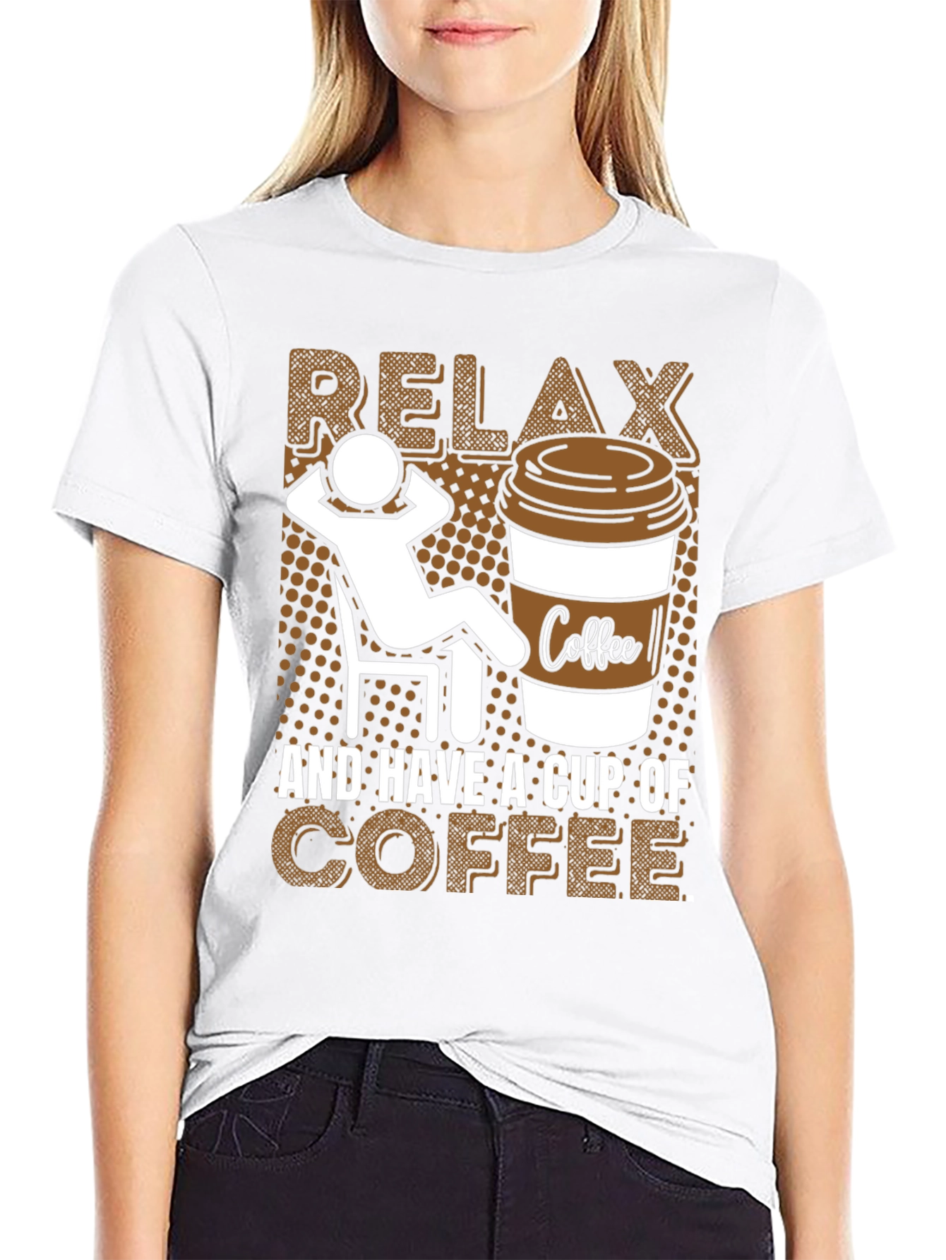 Relax and Have a Cup of Coffee Graphic Tee