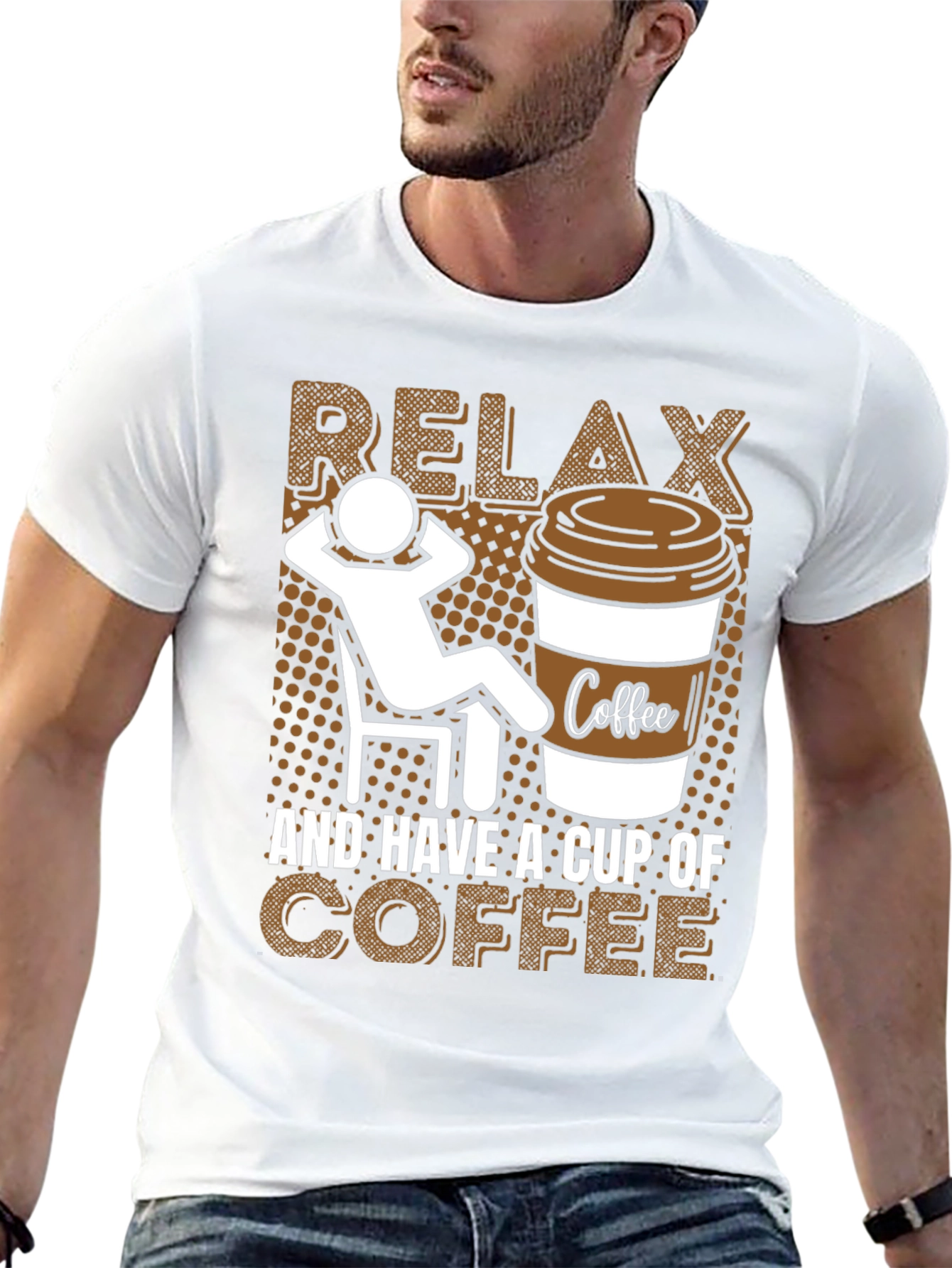 Relax and Have a Cup of Coffee Graphic Tee