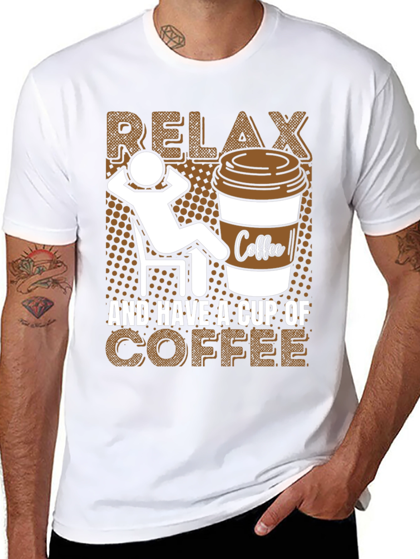 Relax and Have a Cup of Coffee Graphic Tee