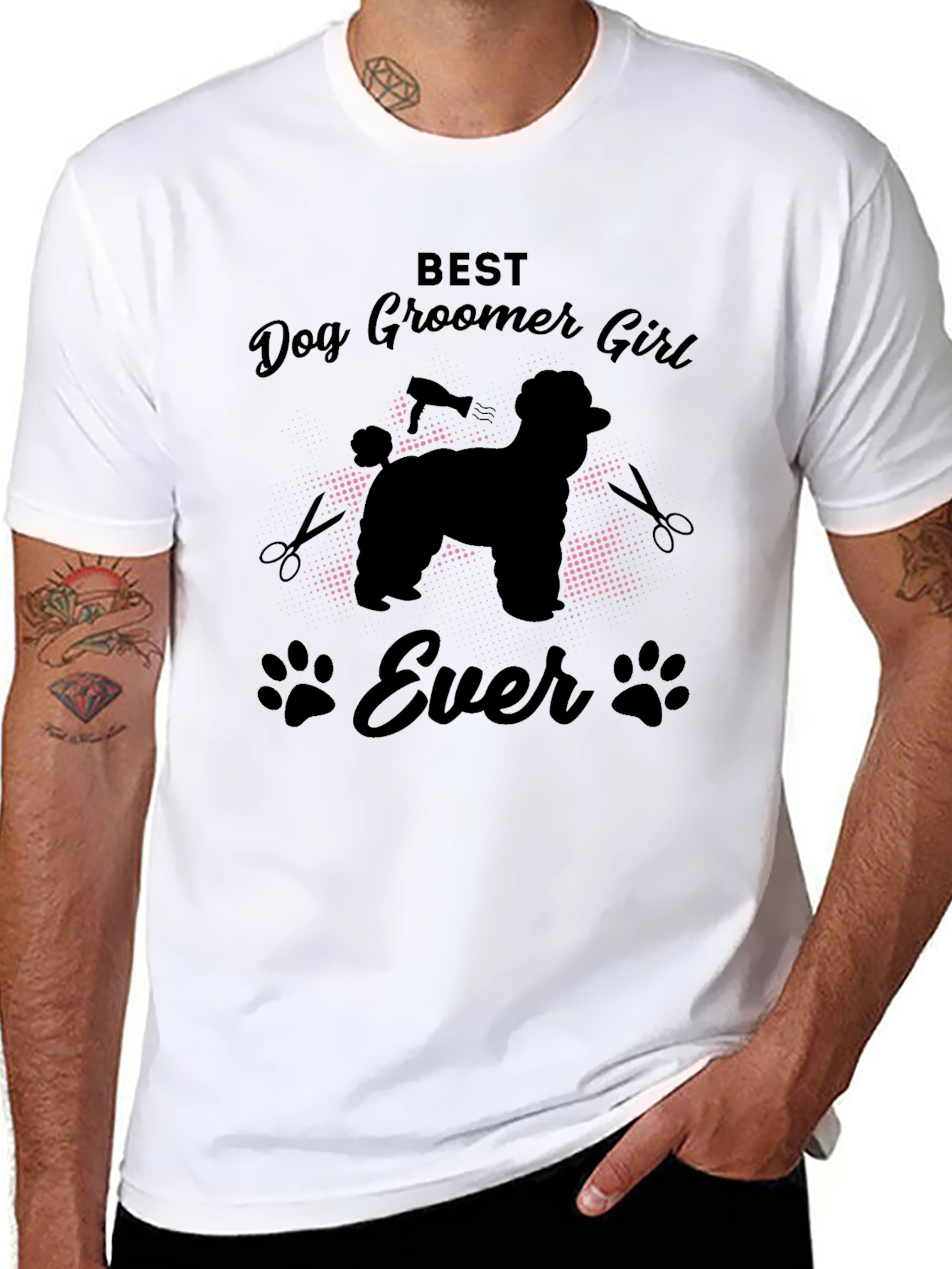 Best Dog Groomer Girl Ever T-Shirt
