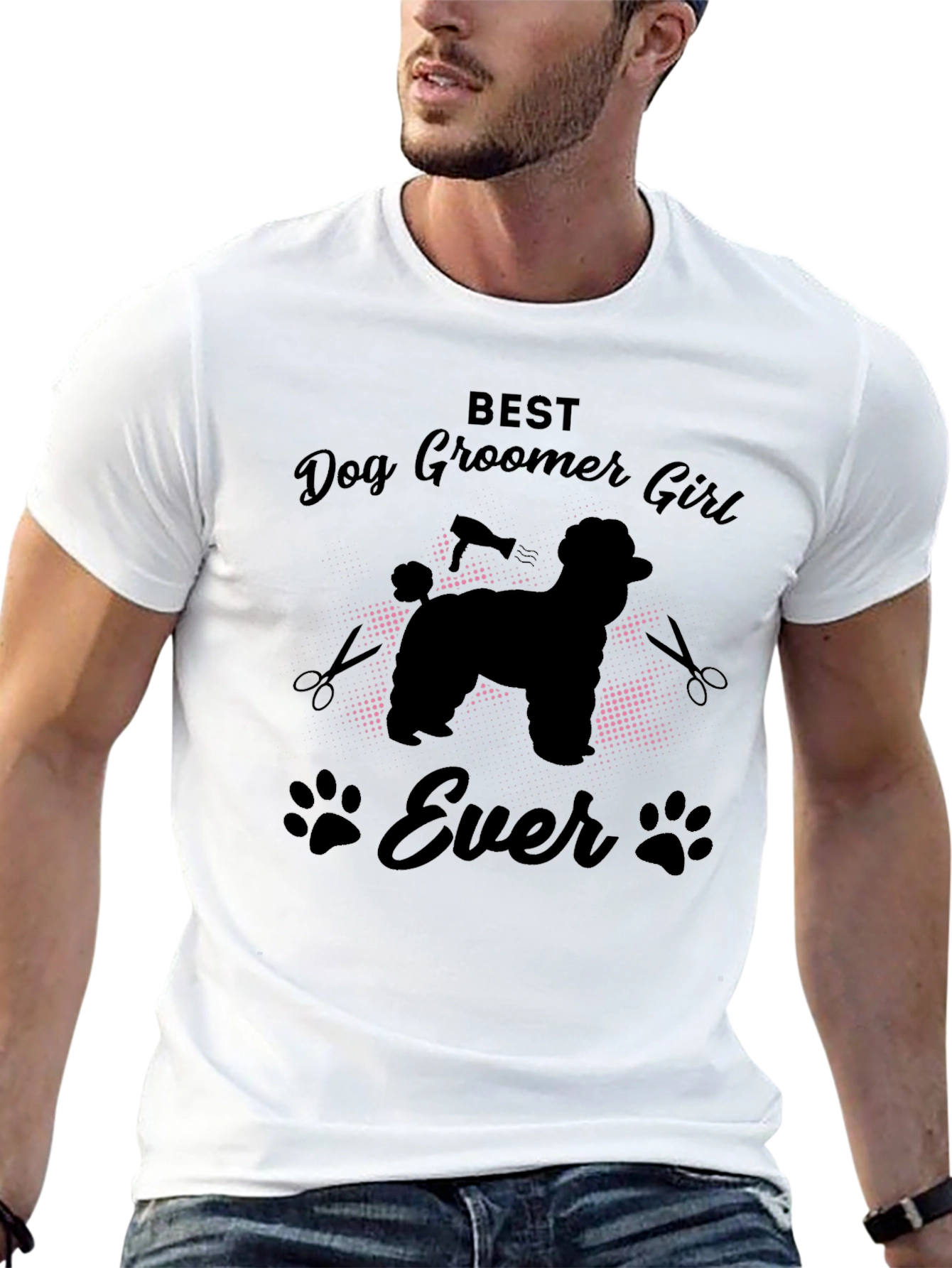 Best Dog Groomer Girl Ever T-Shirt