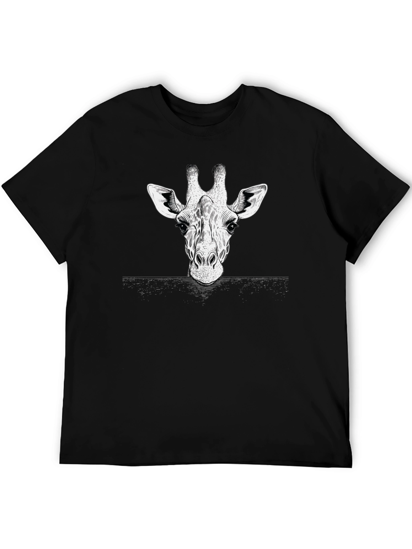 Giraffe Graphic Tee - Unique Animal Print T-Shirt