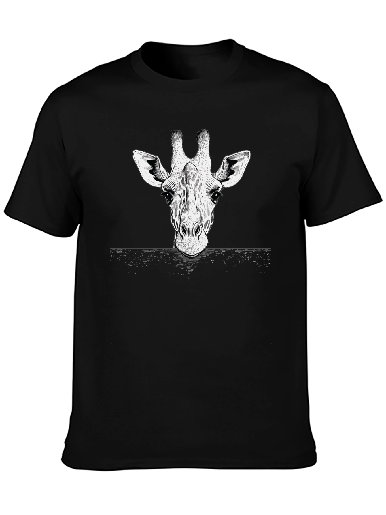 Giraffe Graphic Tee - Unique Animal Print T-Shirt