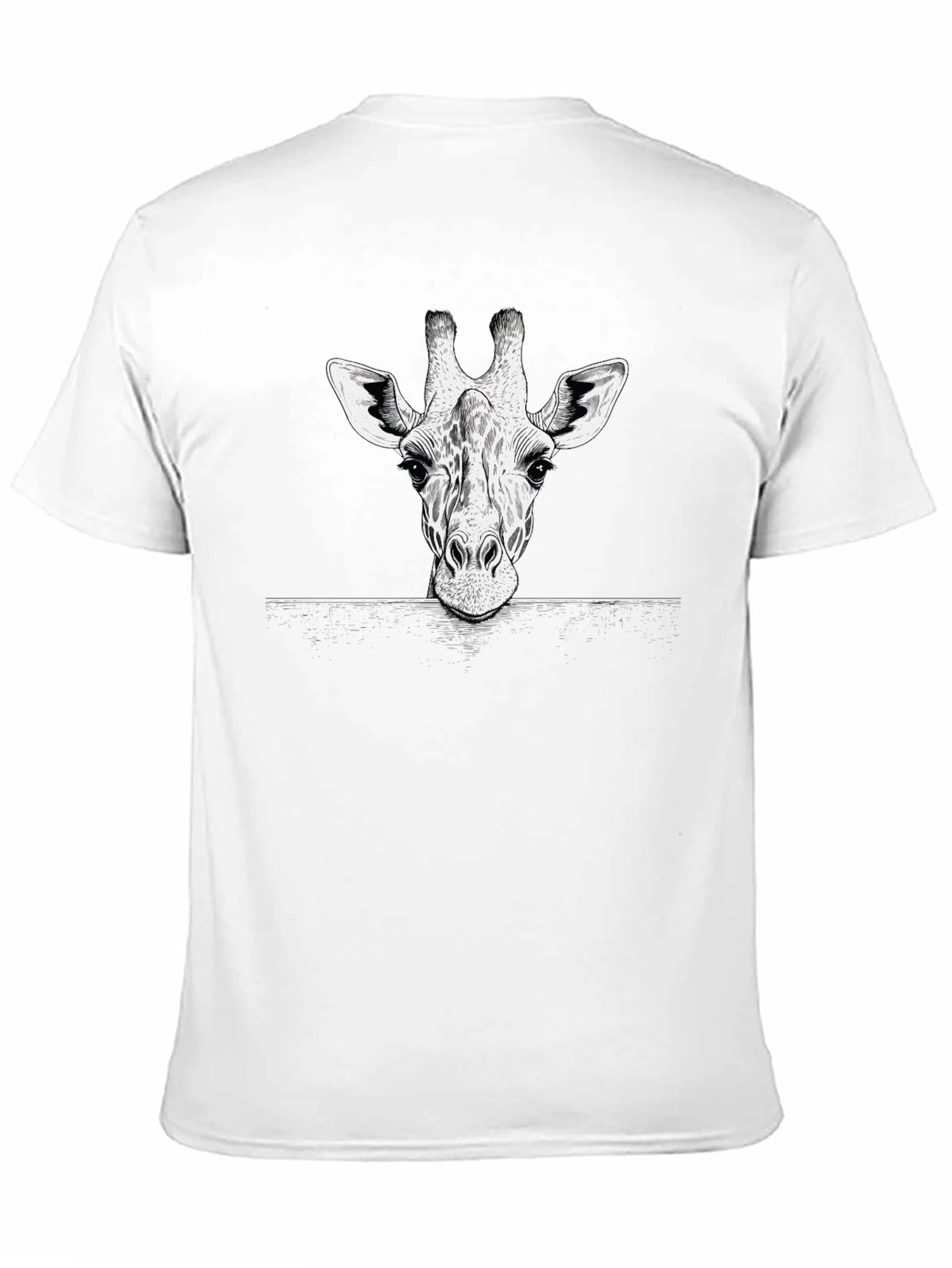 Giraffe Graphic Tee - Unique Animal Print T-Shirt
