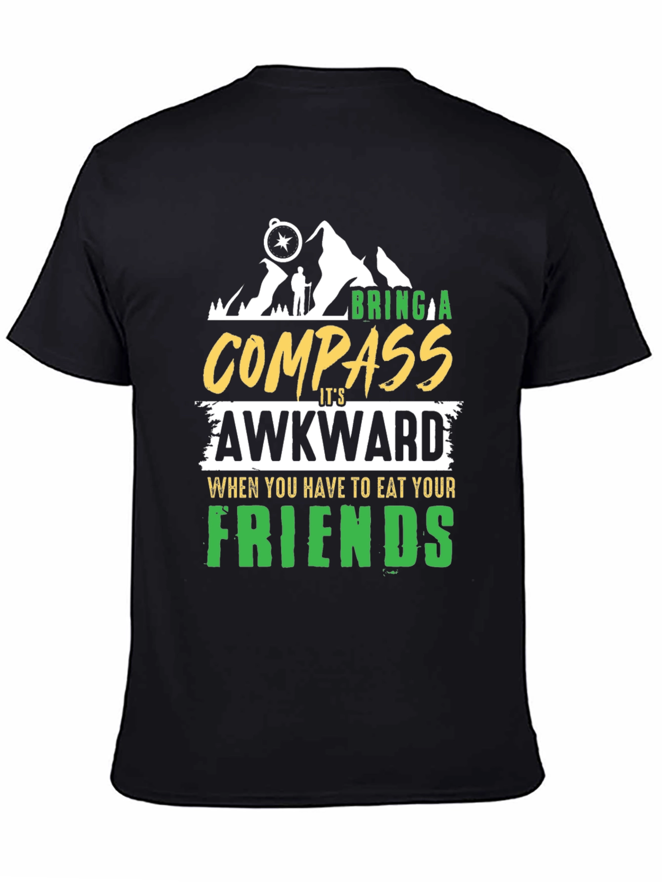 Bring a Compass Humor Graphic T-Shirt