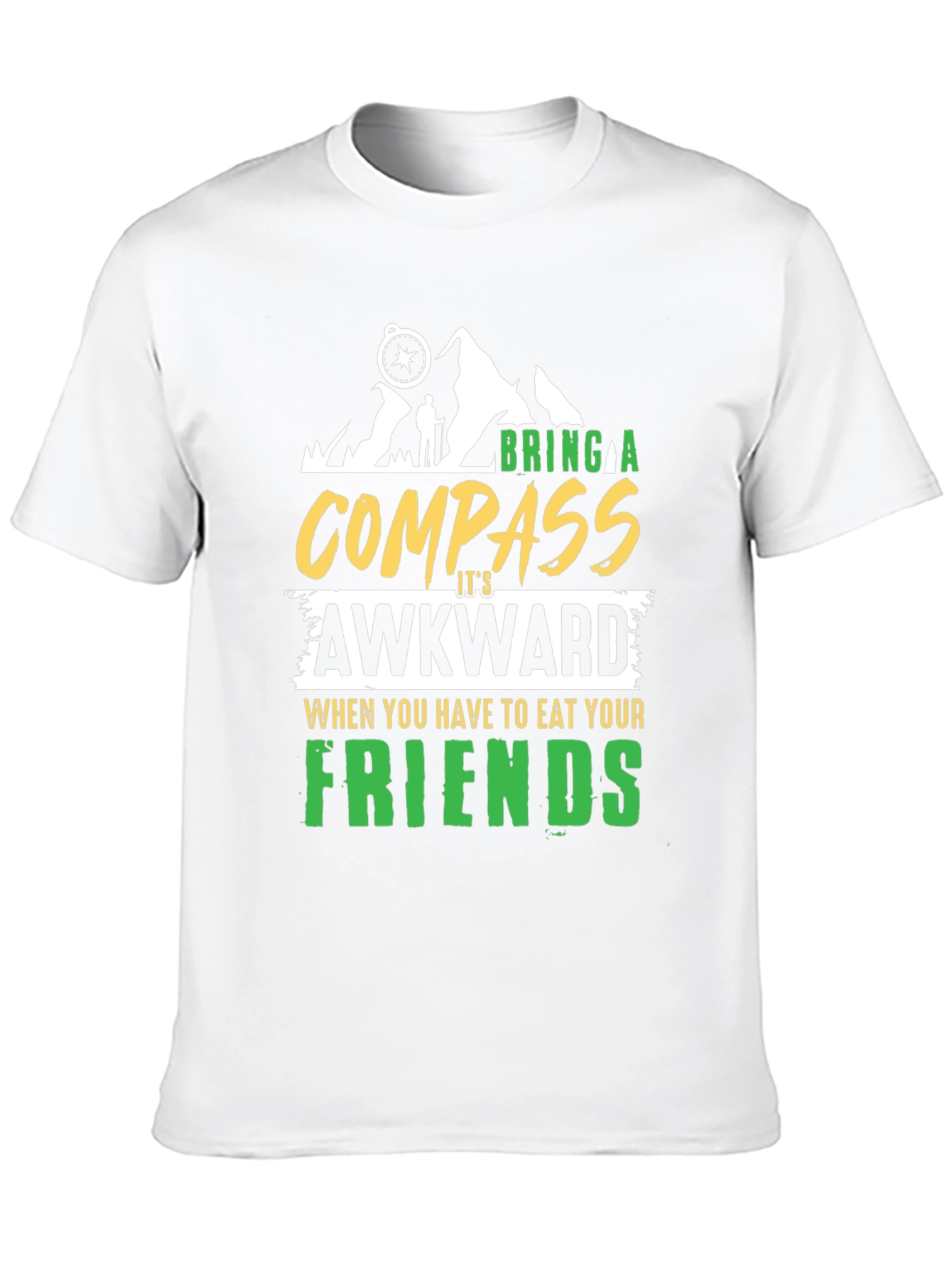 Bring a Compass Humor Graphic T-Shirt