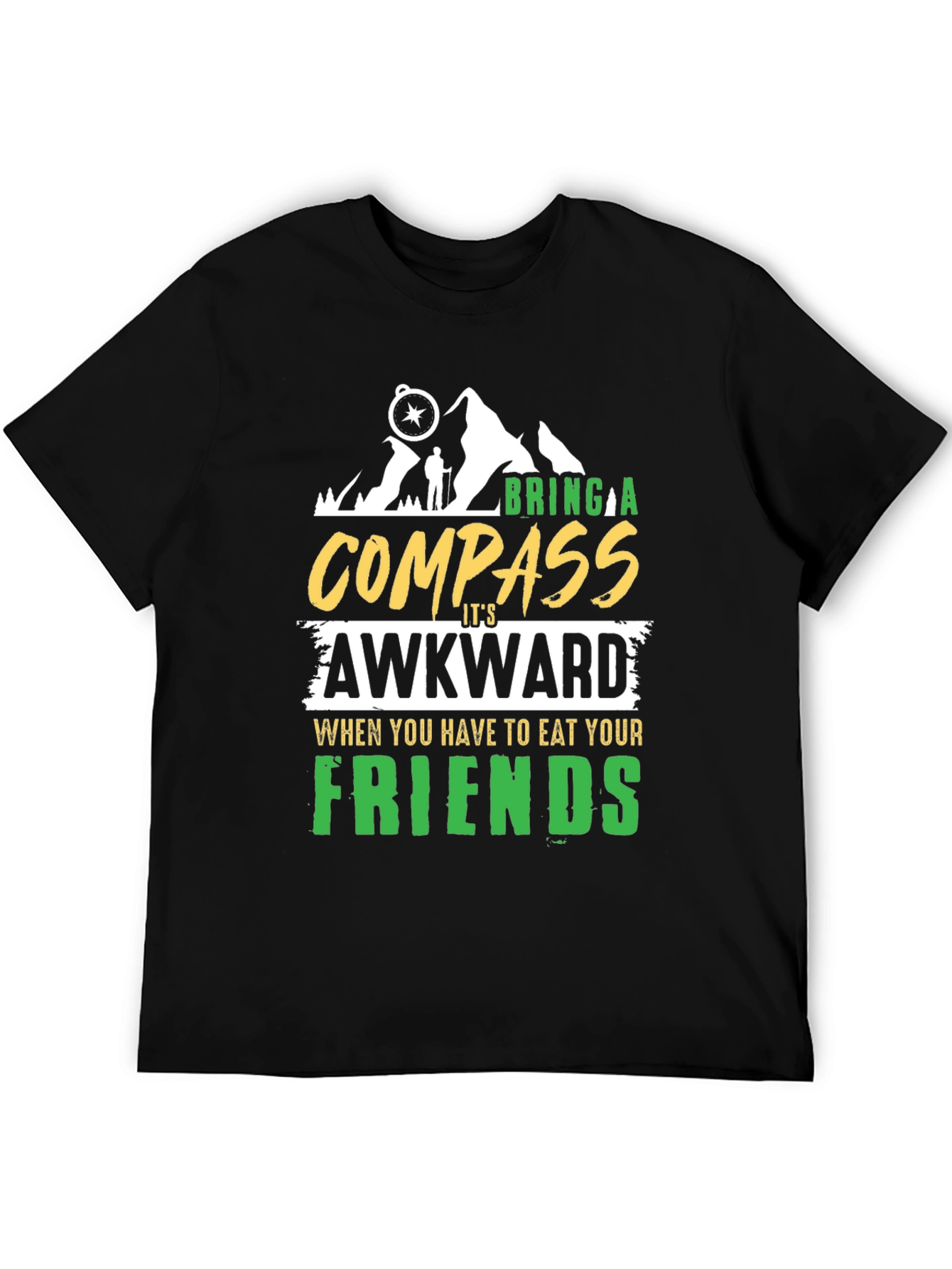 Bring a Compass Humor Graphic T-Shirt