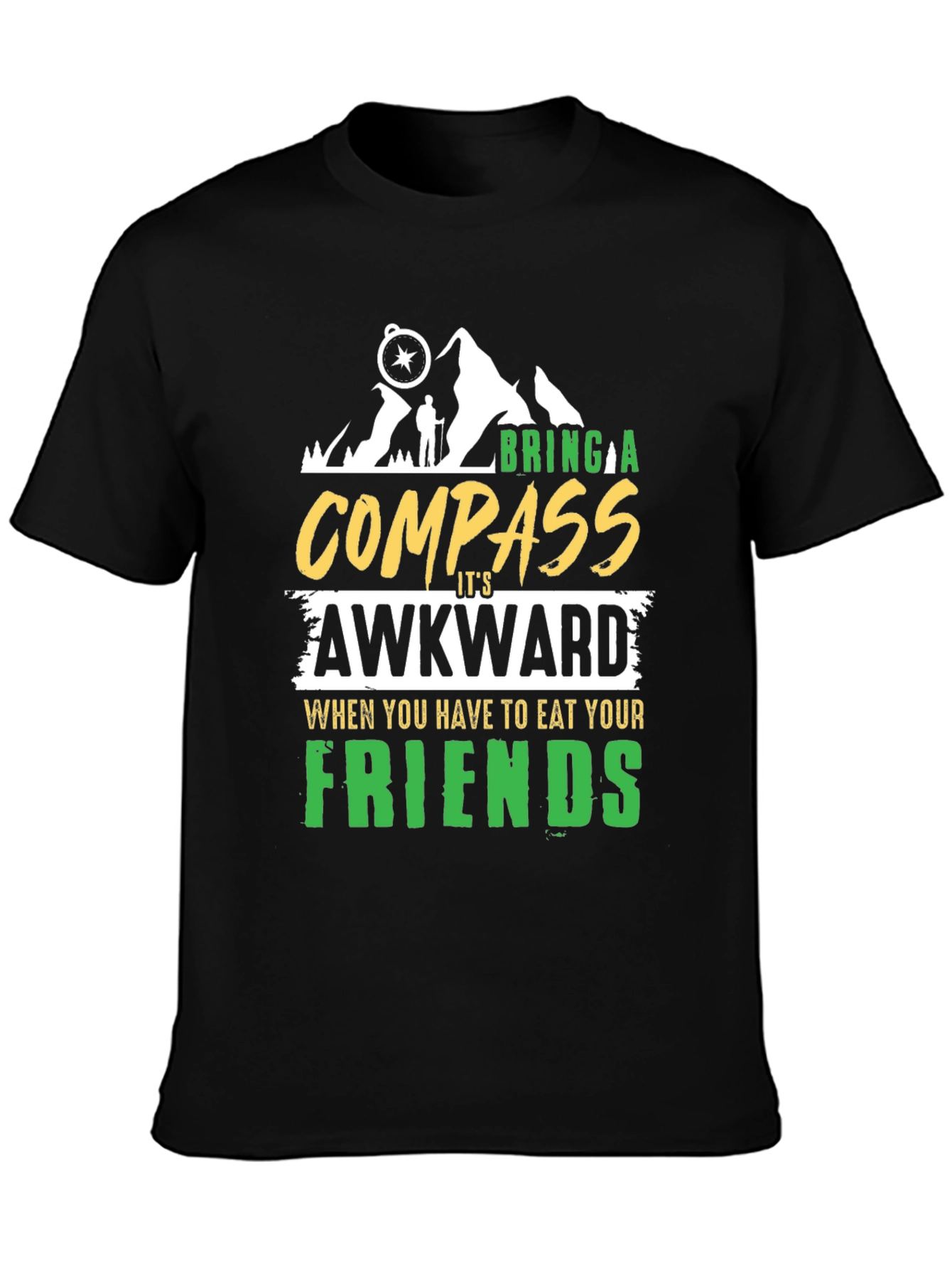Bring a Compass Humor Graphic T-Shirt