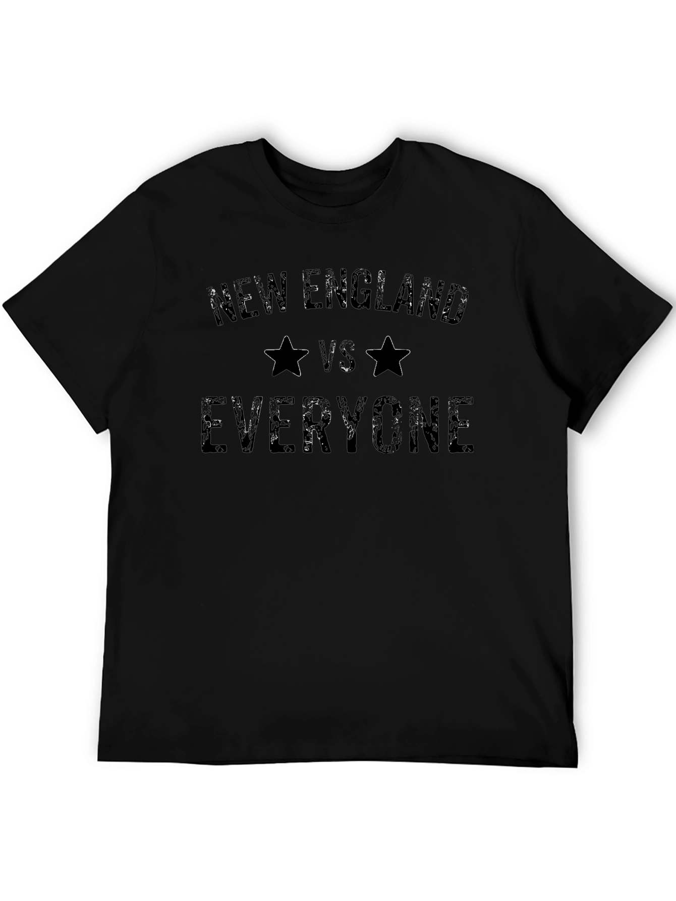 New England vs Everyone Black Tee