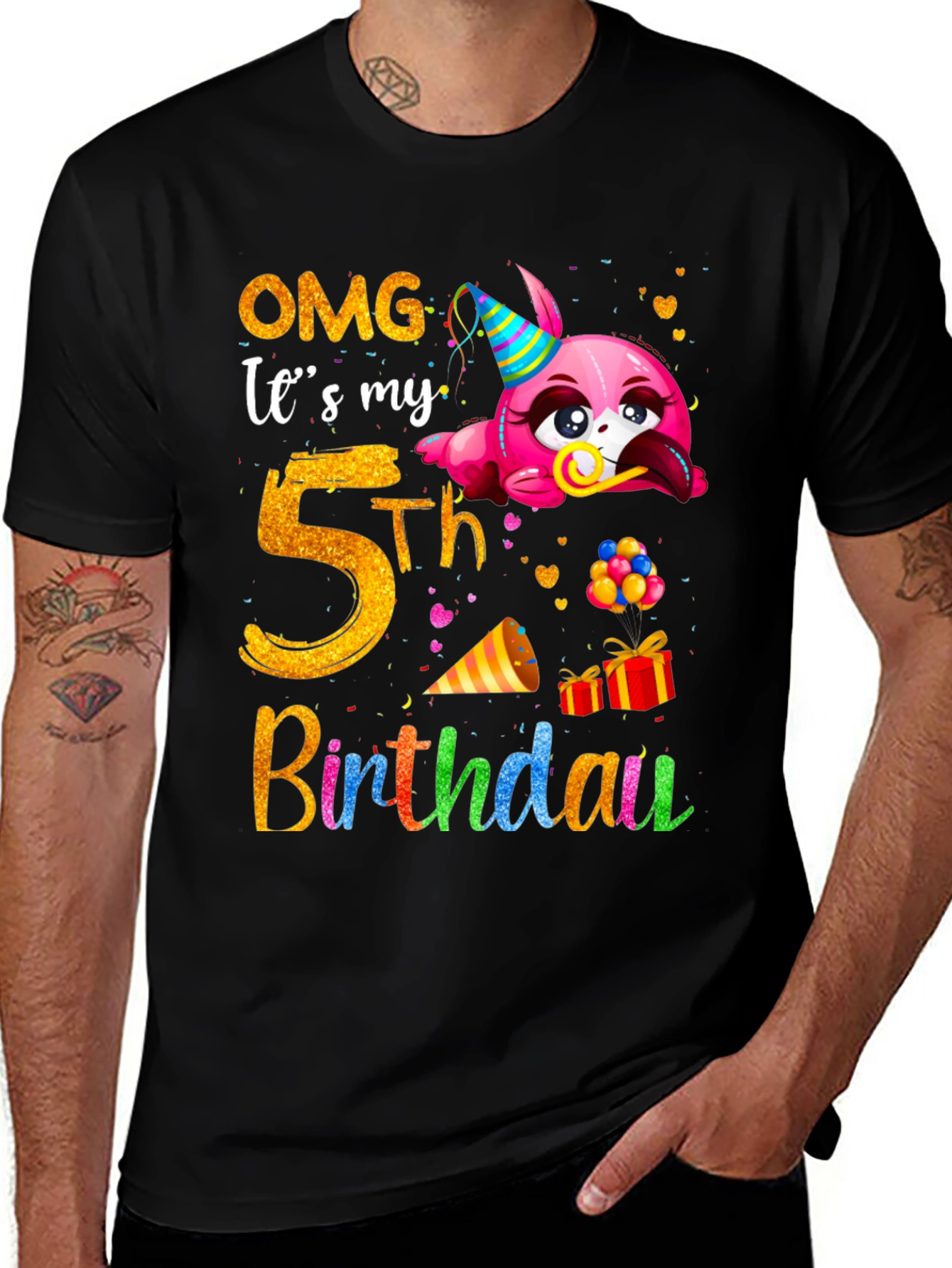 OMG Its My 5th Birthday T-Shirt