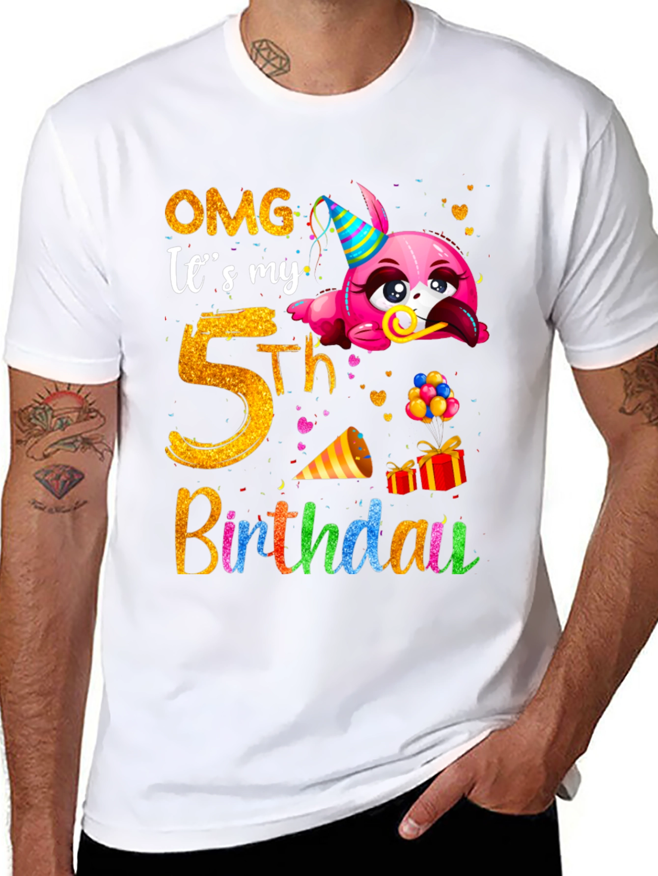 OMG Its My 5th Birthday T-Shirt