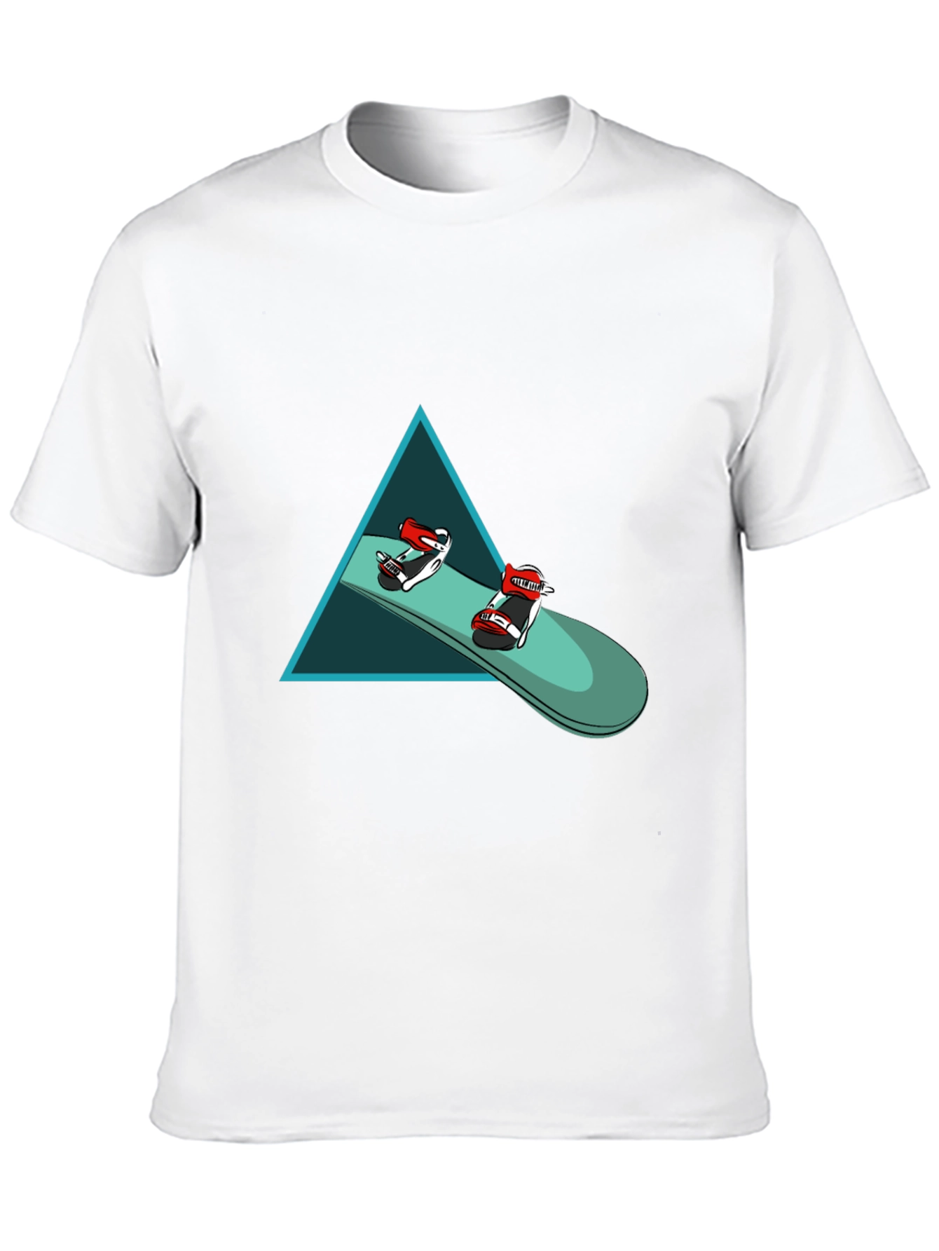 Cool Snowboard Graphic Tee - Black