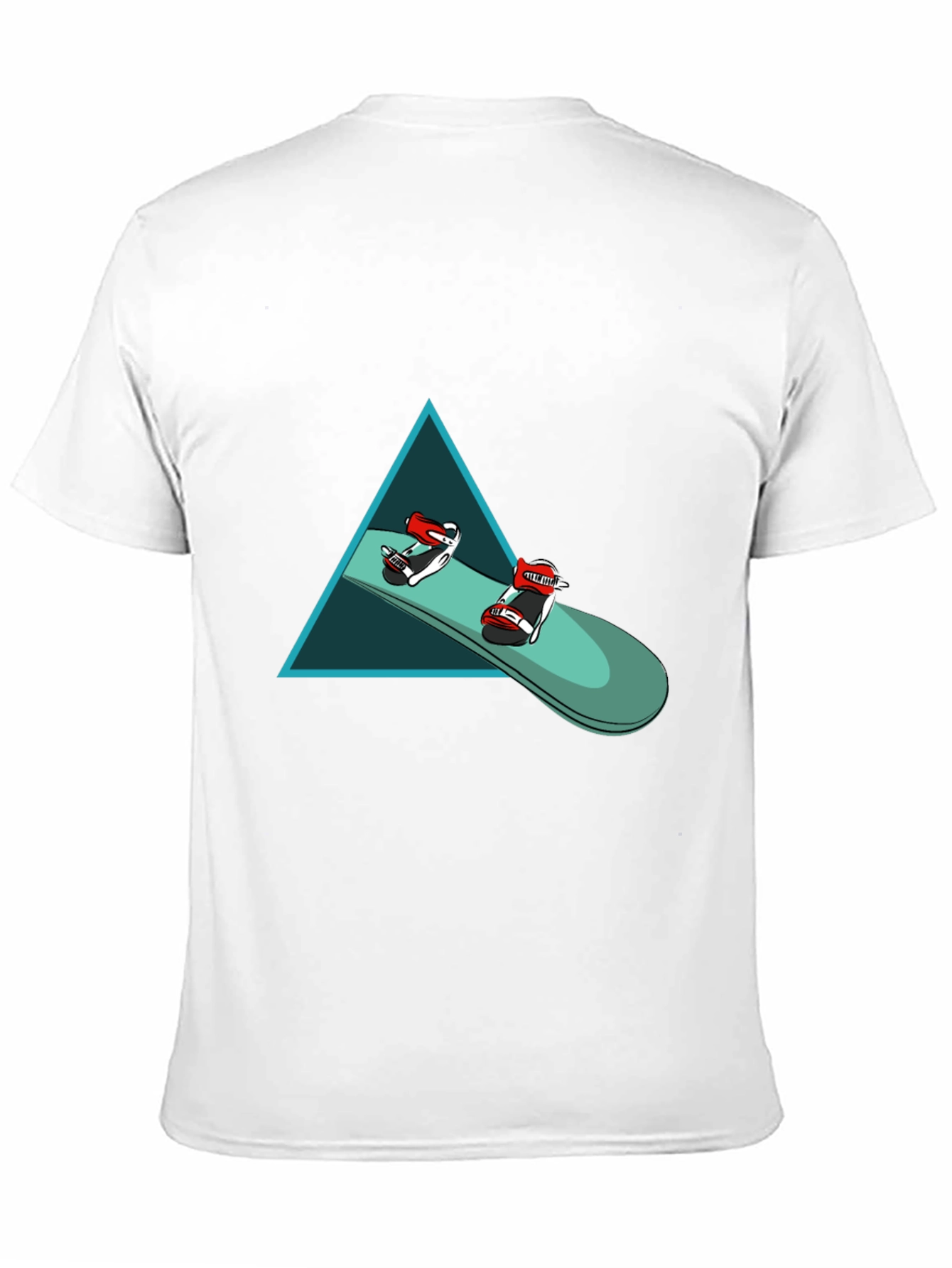 Cool Snowboard Graphic Tee - Black