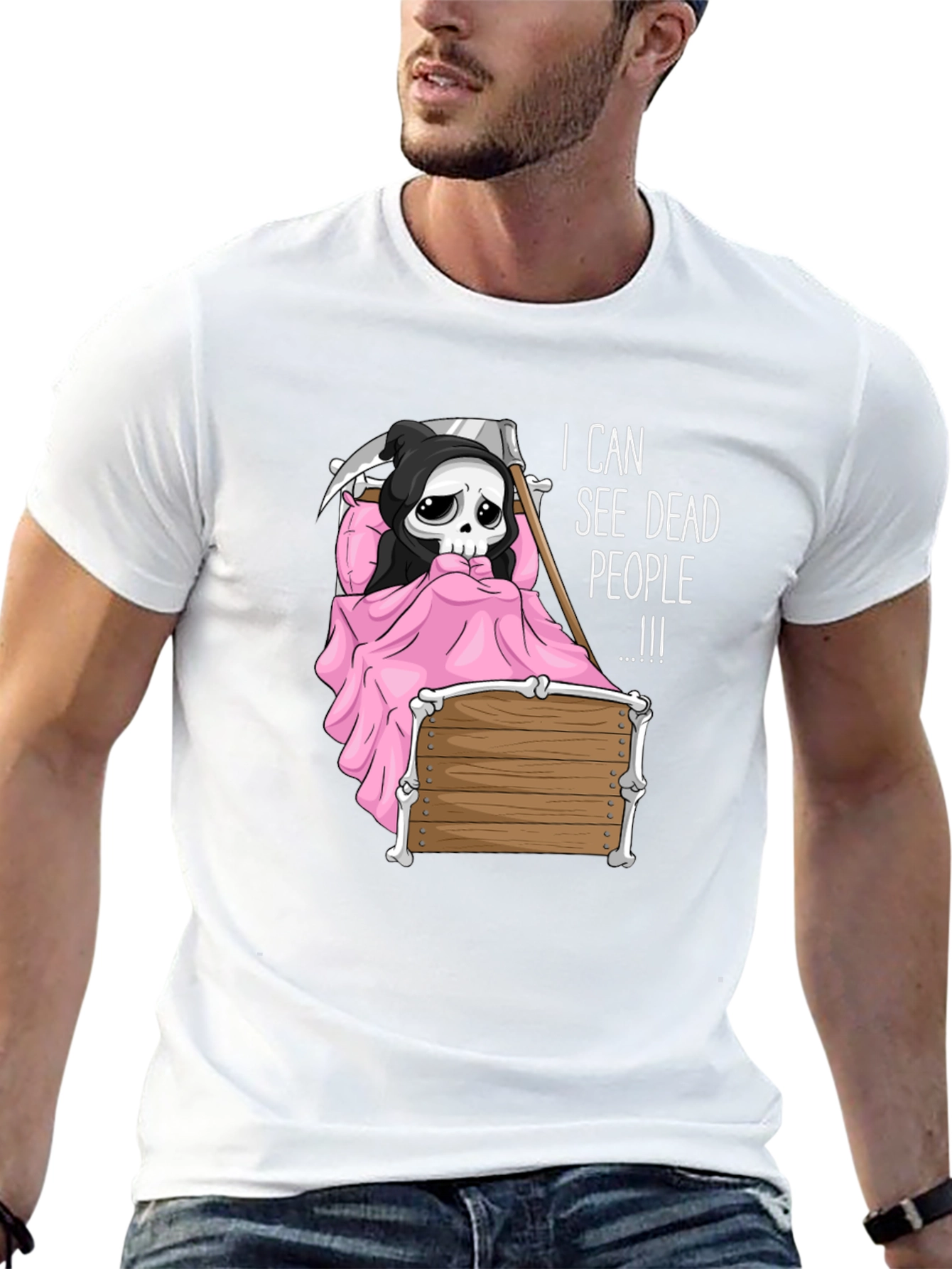I Can See Dead People Funny Graphic Tee