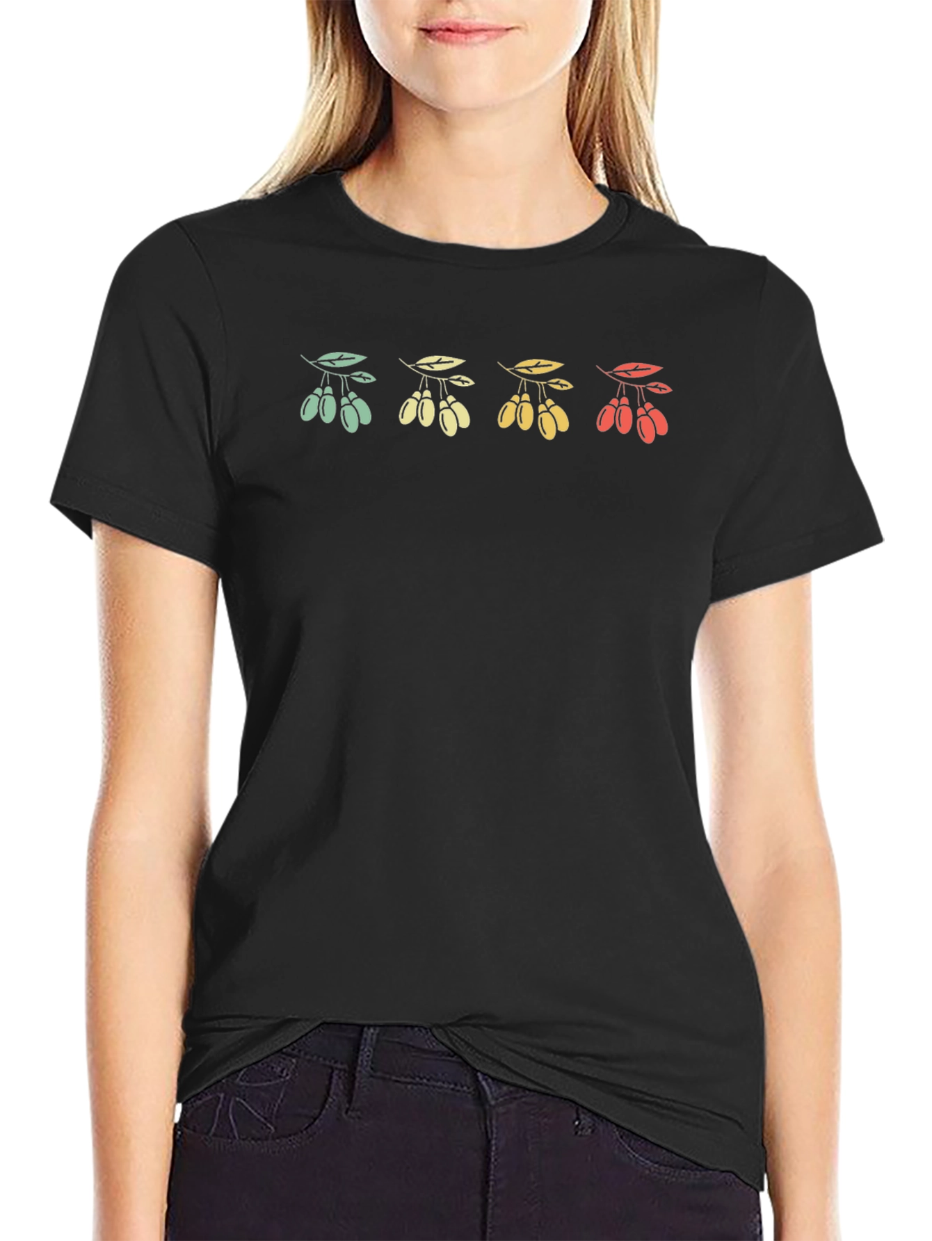 Retro Berries Graphic T-Shirt