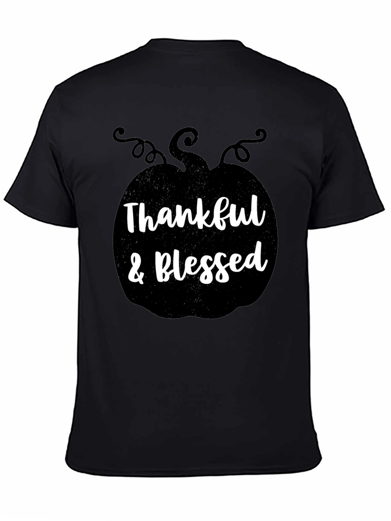 Thankful & Blessed Pumpkin Graphic Tee