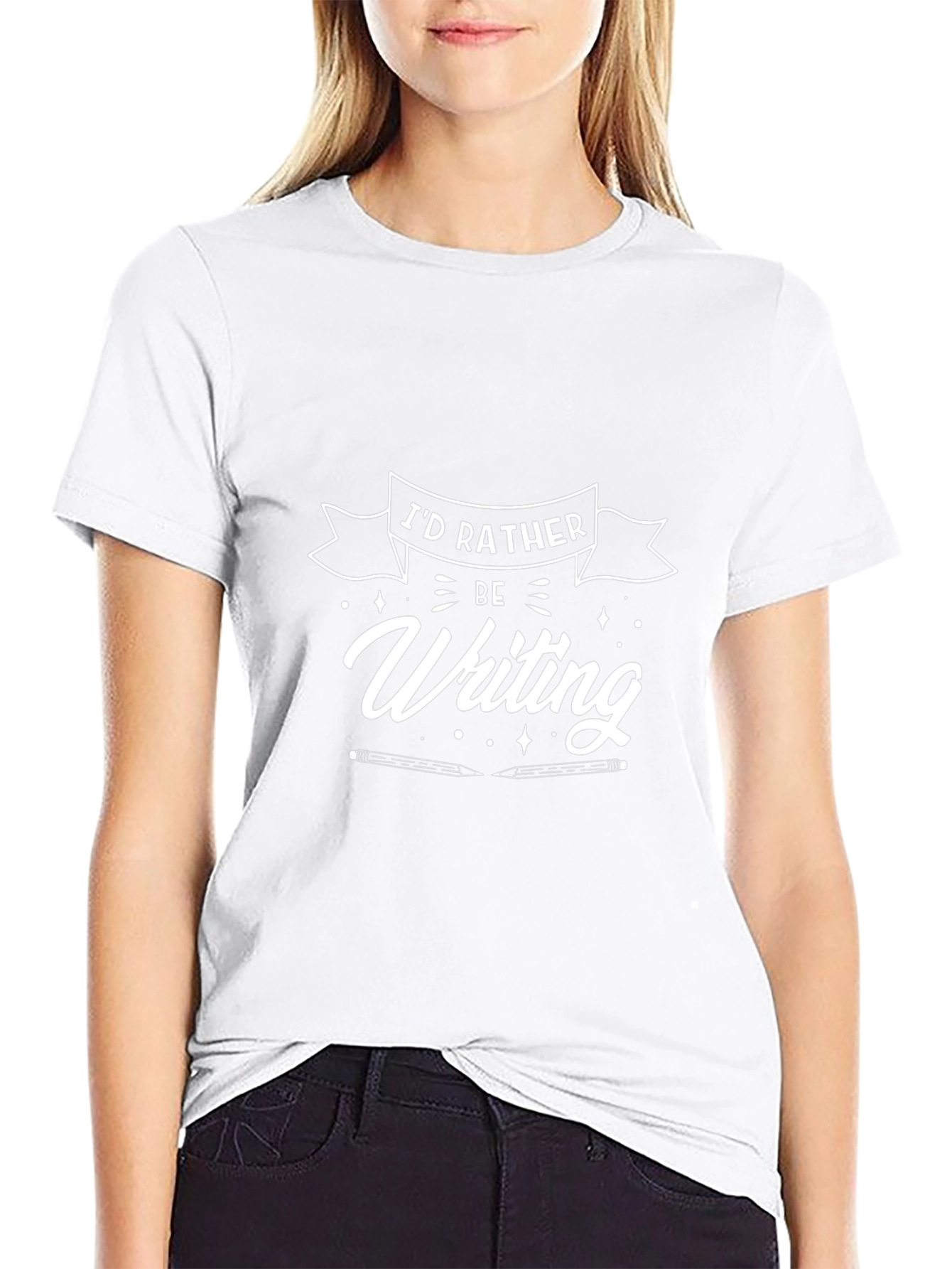 Id Rather Be Writing Graphic T-Shirt