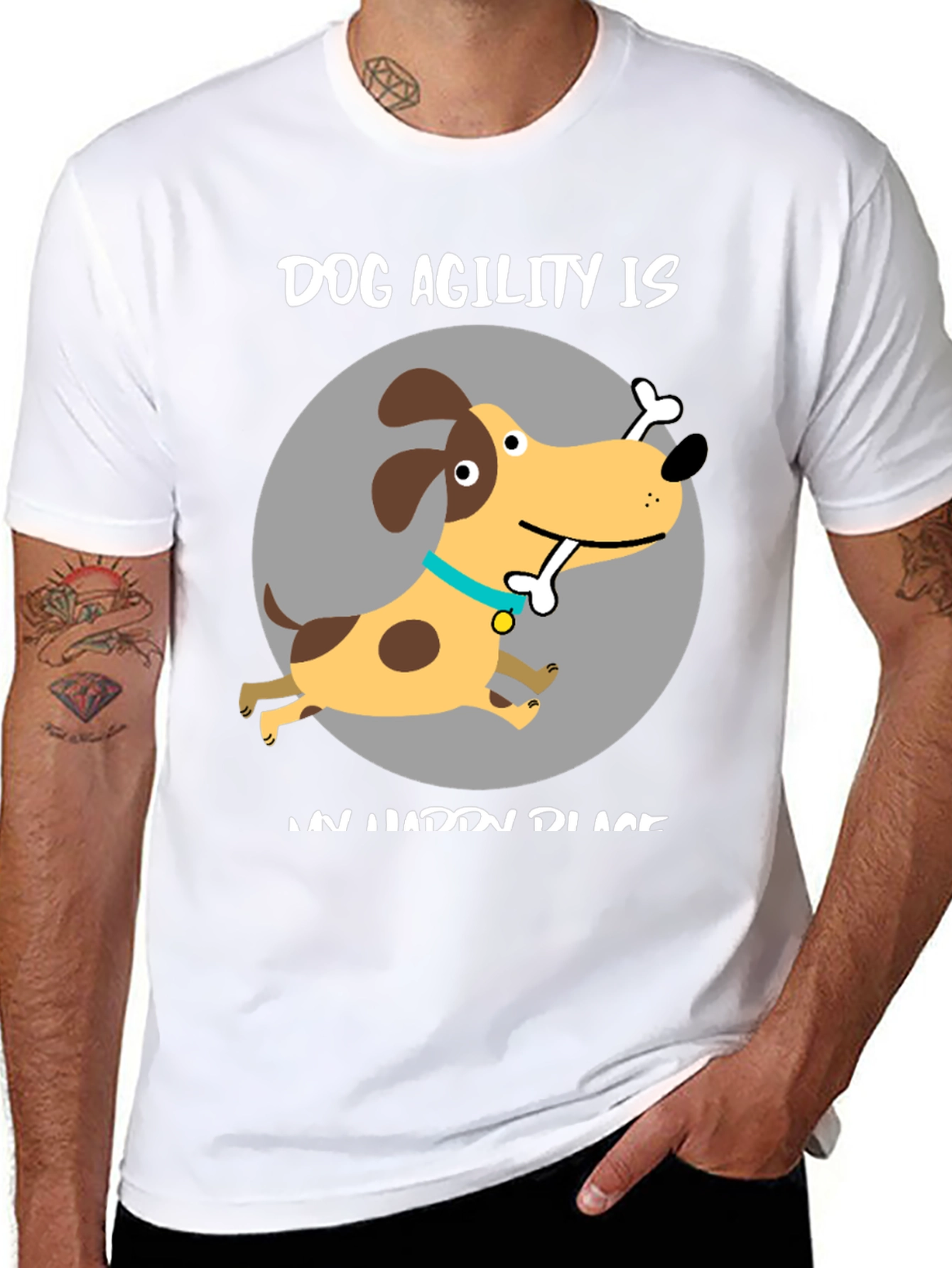 Dog Agility Happy Place T-Shirt
