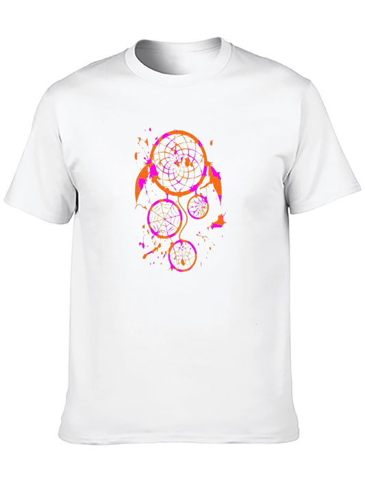 Dream Catcher Graphic Tee - Black Cotton Blend