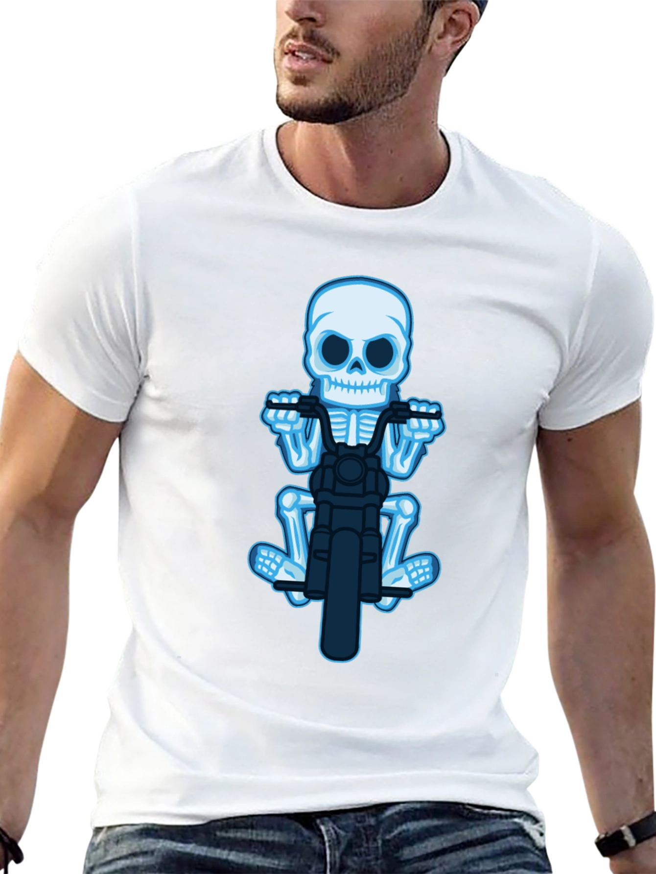 Skeleton Rider Black T-Shirt