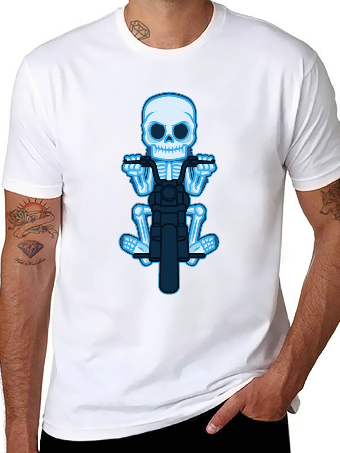 Skeleton Rider Black T-Shirt