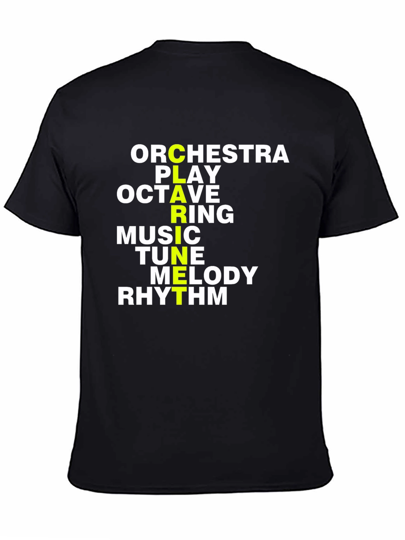 Musical Acronym T-Shirt - Orchestra Play Octave