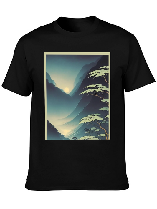 Mountain Vista Graphic Tee - Stylish Unisex T-Shirt