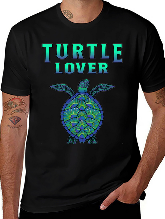 Turtle Lover Graphic Tee - Sea Turtle Design
