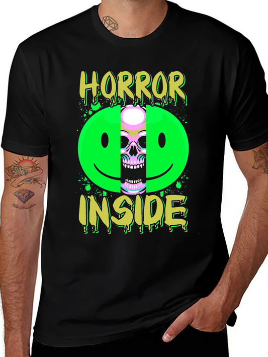 Horror Inside Graphic Tee - Unisex Black T-Shirt