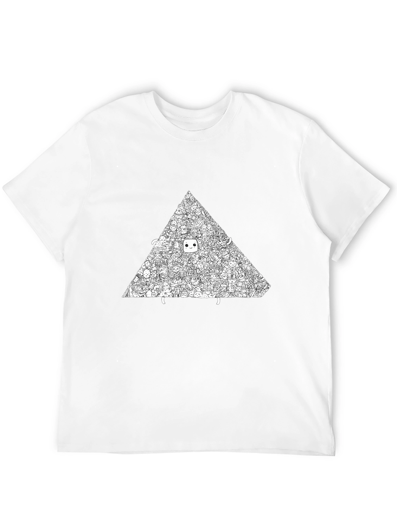 Graphic Print T-Shirt - Triangle Crowd