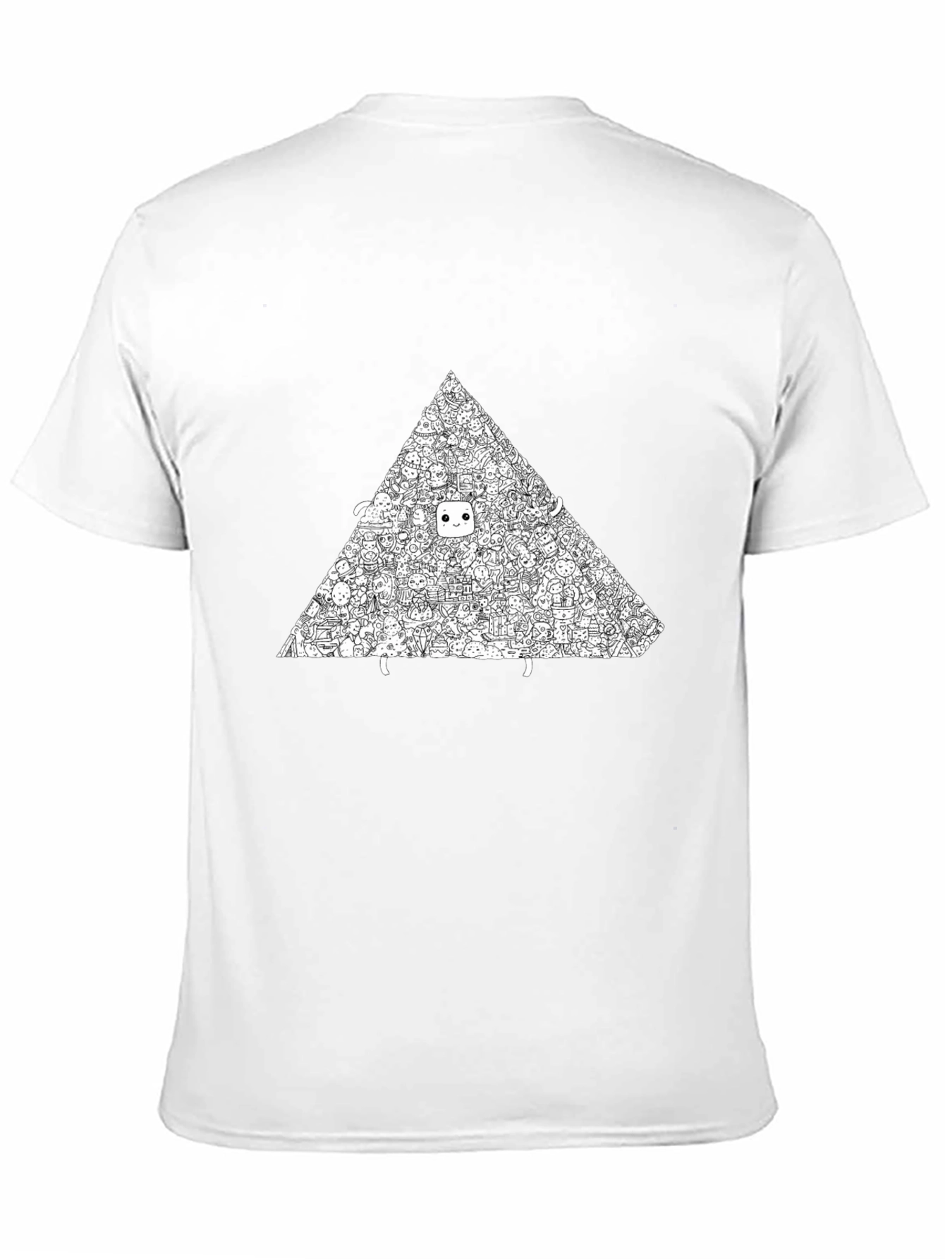 Graphic Print T-Shirt - Triangle Crowd