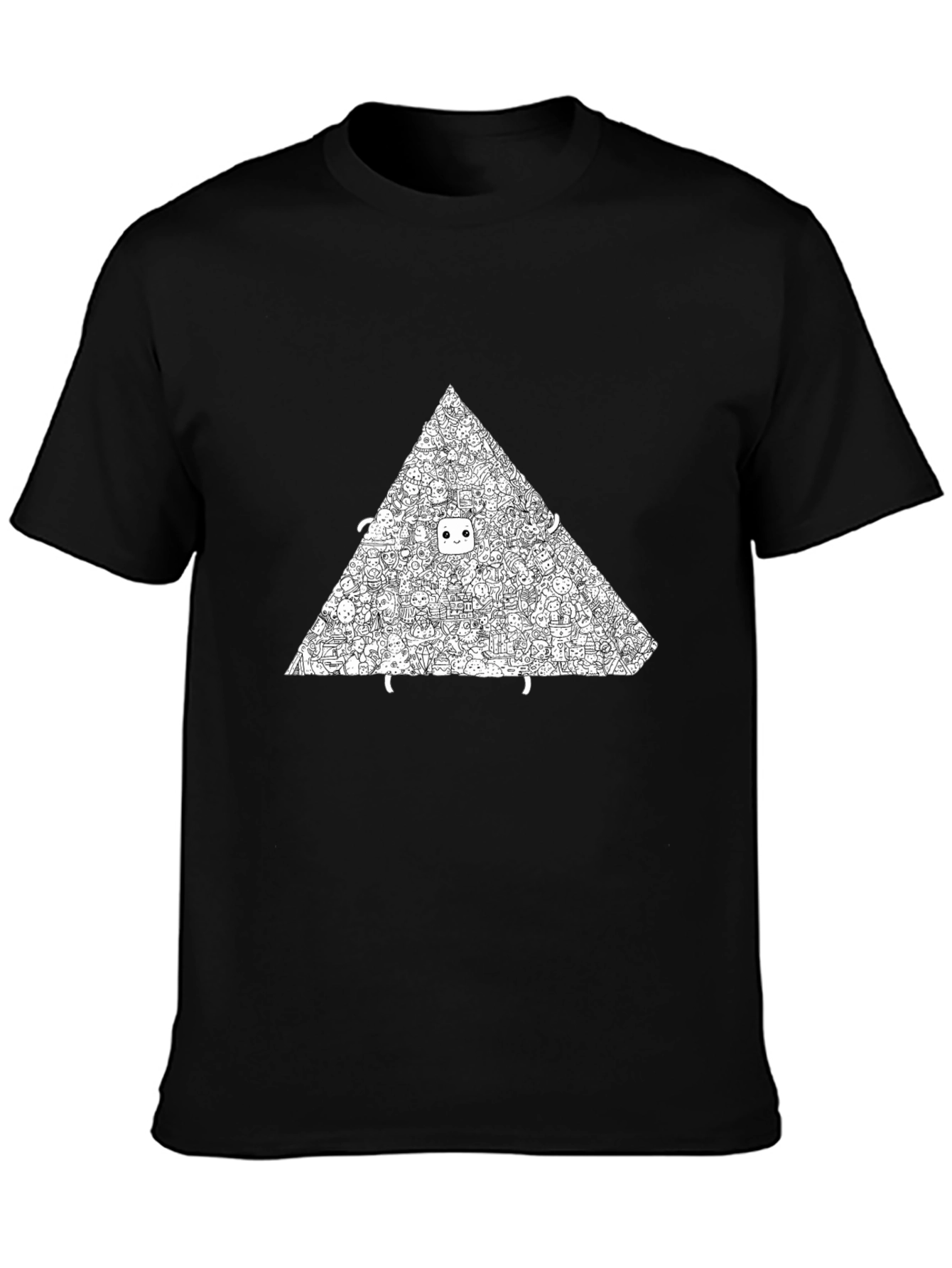 Graphic Print T-Shirt - Triangle Crowd