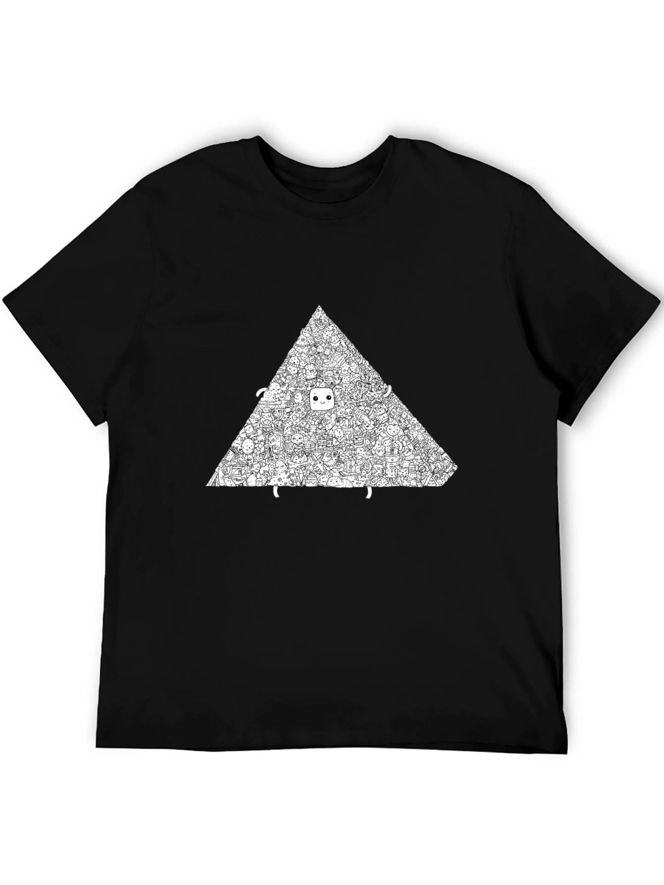 Graphic Print T-Shirt - Triangle Crowd