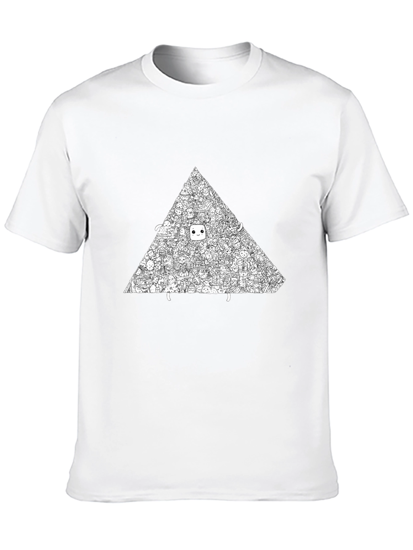 Graphic Print T-Shirt - Triangle Crowd